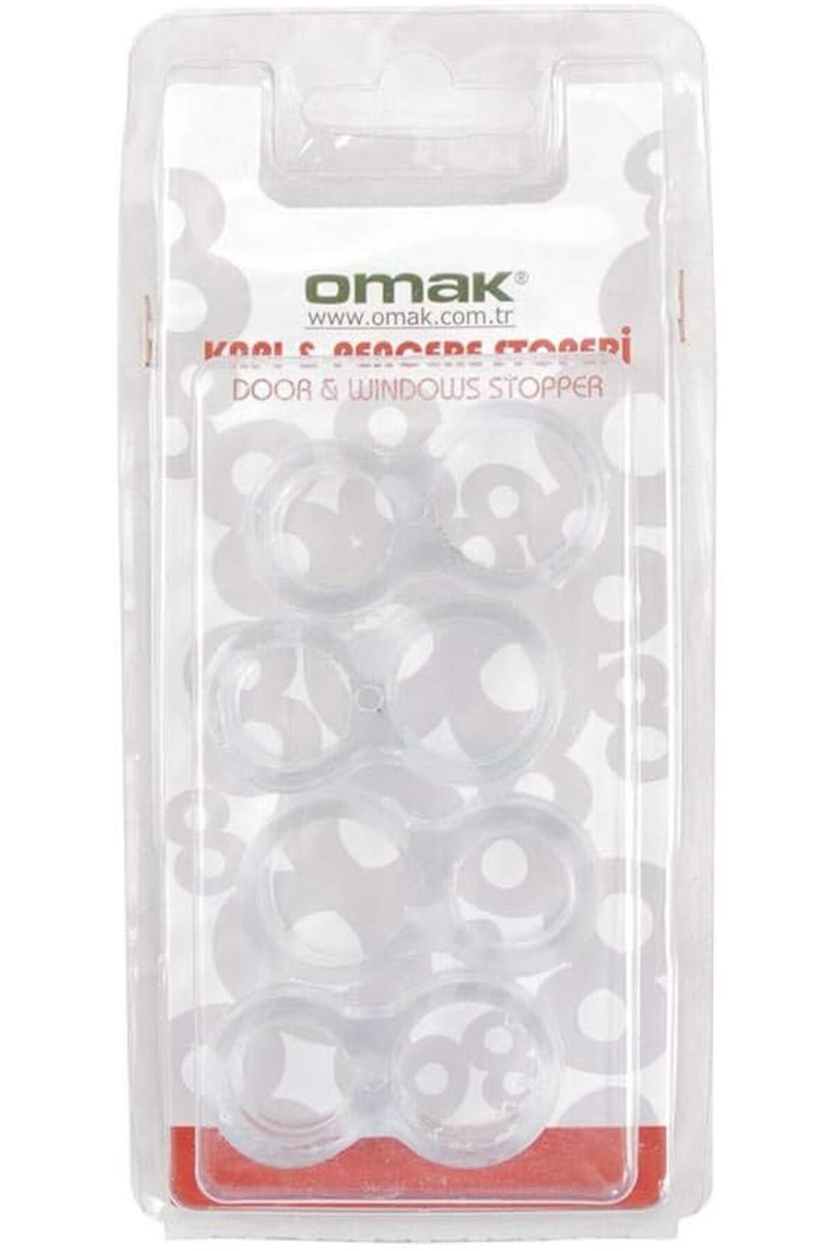Mu Art Ahşap Mrt OMAK 94159 4’Lü Kapı- Pencere Kol Stoperi, Şeffaf Art 871301