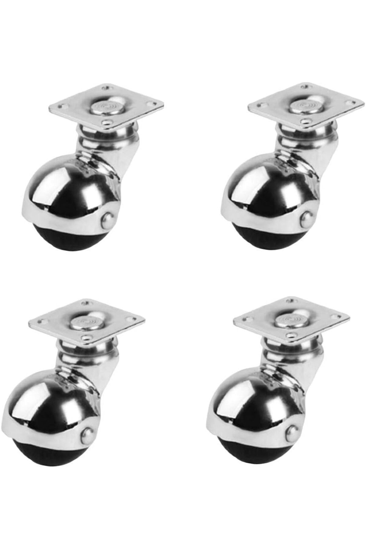 STOREMAX Krom Teker H60mm (4 Adet) TrendBazaar 1057563