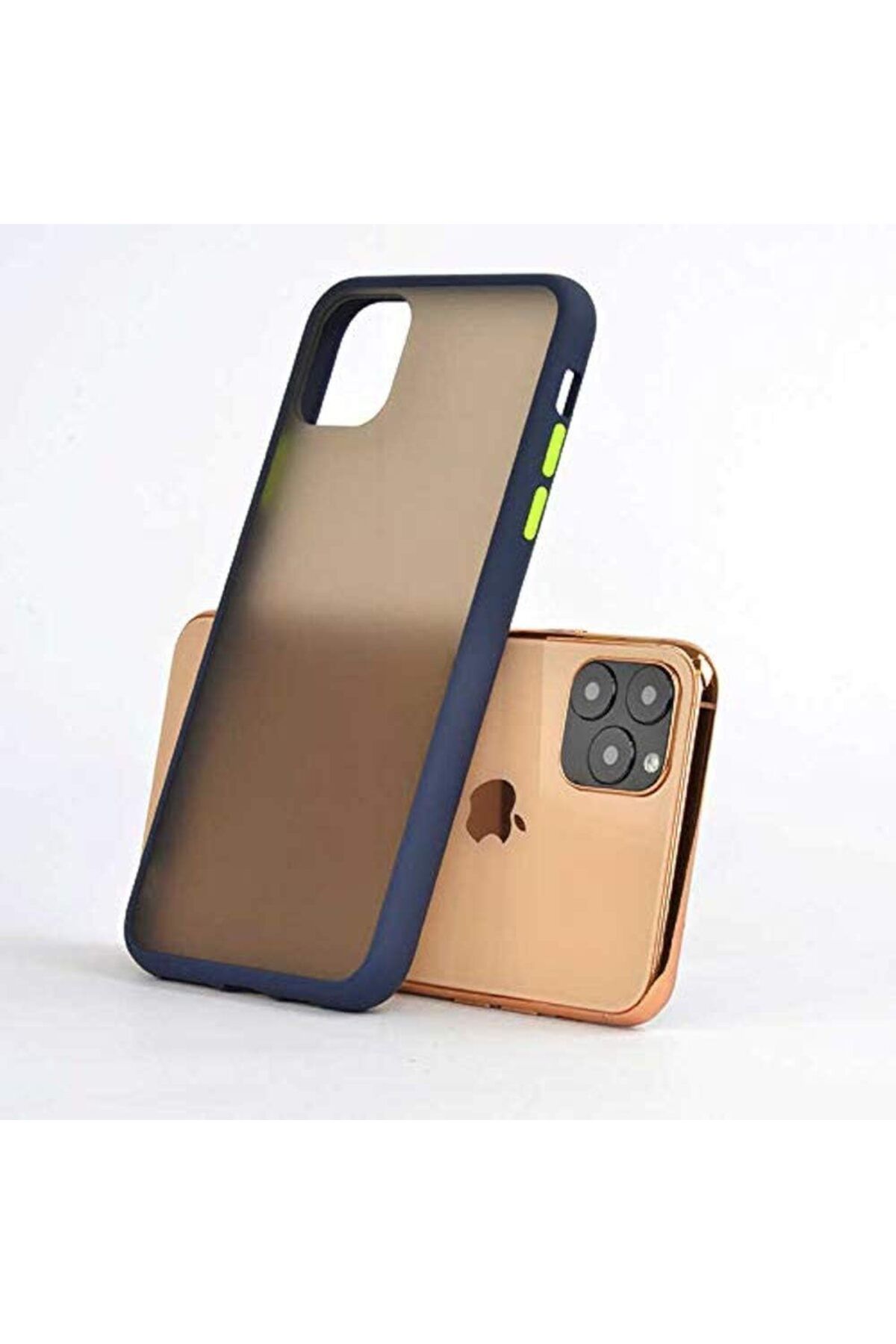 STOREMAX 10615 iPhone 11 ile Uyumlu Pro için Kılıf Fri Silikon, Lacivert TrendBazaar 1057563