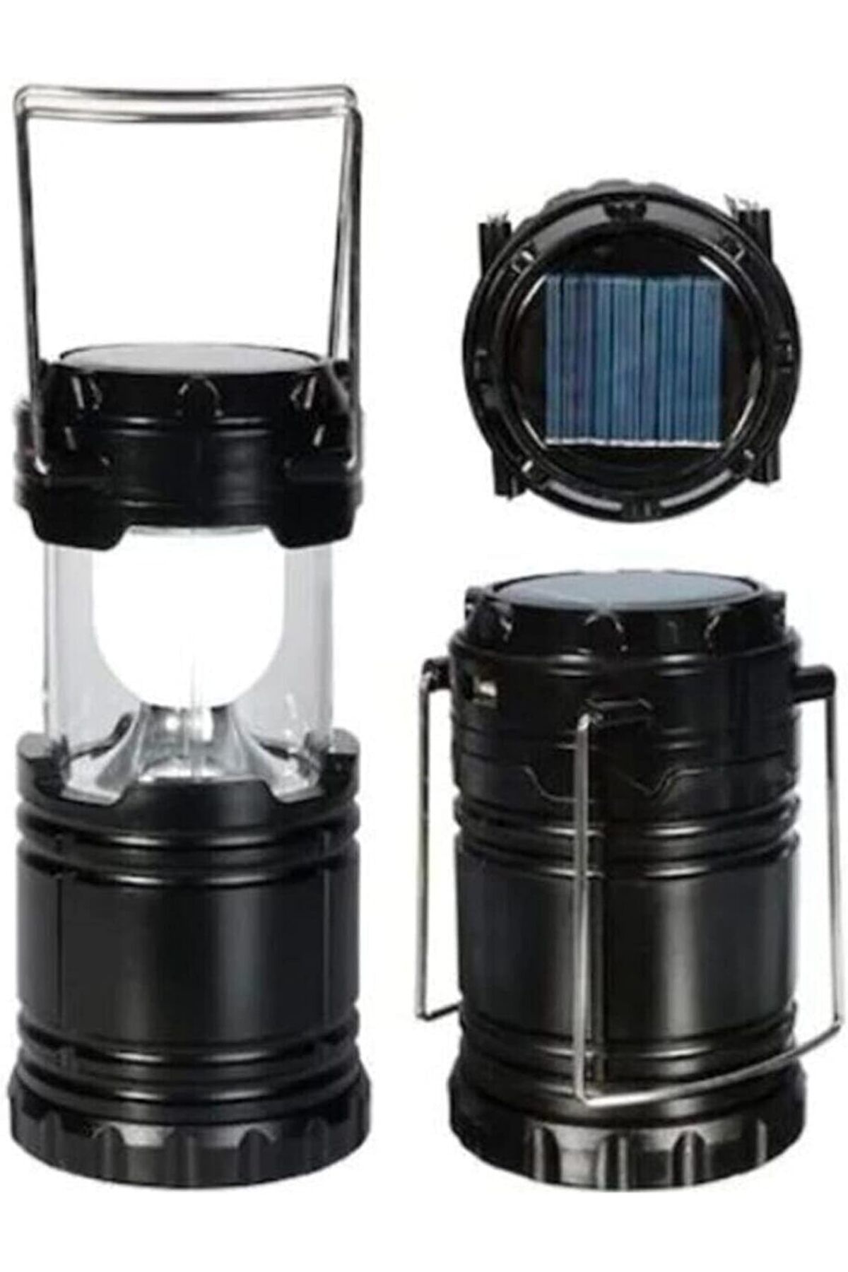 STOREMAX OZN Solar Şarjlı Güneş Enerjili Fan Kamp Feneri Güneş Paneli Kamp Şarjlı Işıldak Usb Şarj