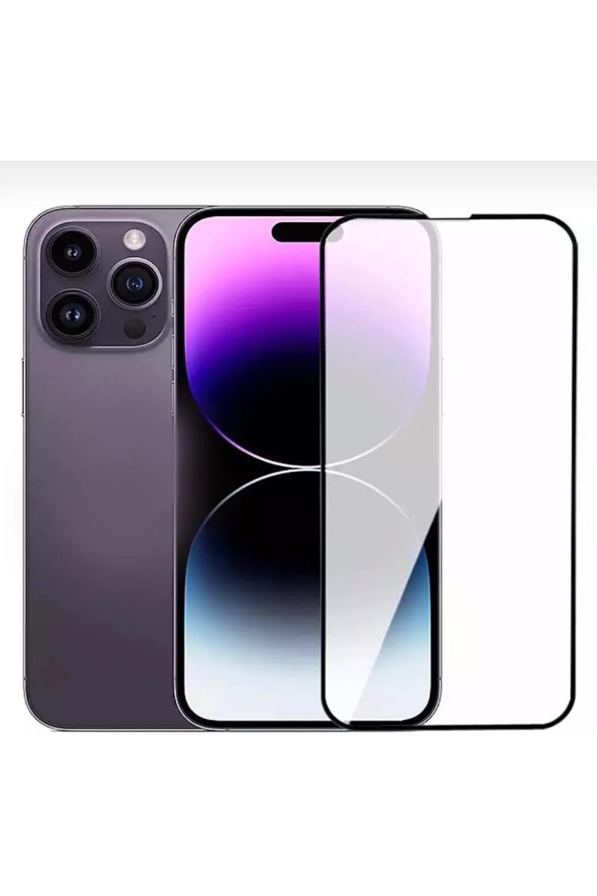 STOREMAX OZN iPhone 14 Pro Max Uyumlu Uçtan Uca Tam Koruma Kırılmaz Cam 21H 9D Ekran Koruyucu OZNstre 1094