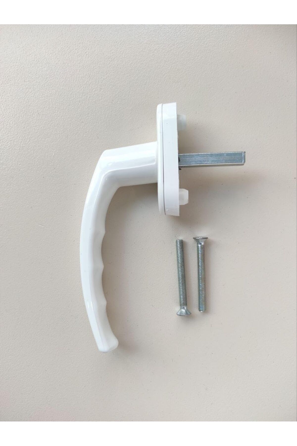 Mu Art Ahşap Mrt Pimapen Pencere Kolu Balkon Sürme Kapı Kolu (2, Beyaz) Art 871301