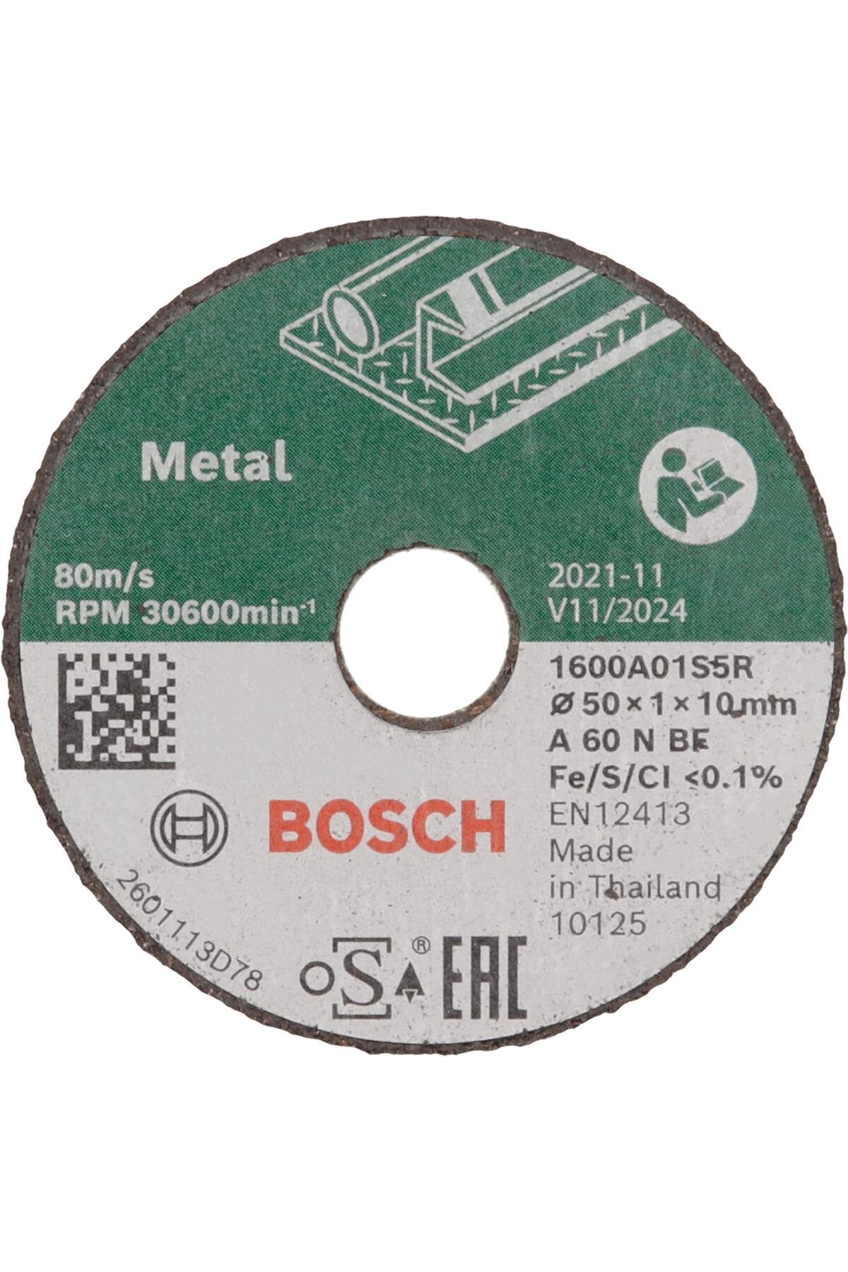 STOREMAX ELZ Professional Accessories 3 adet kesme diski (metal için, çap 50 mm, aksesuar Bosch Professiona
