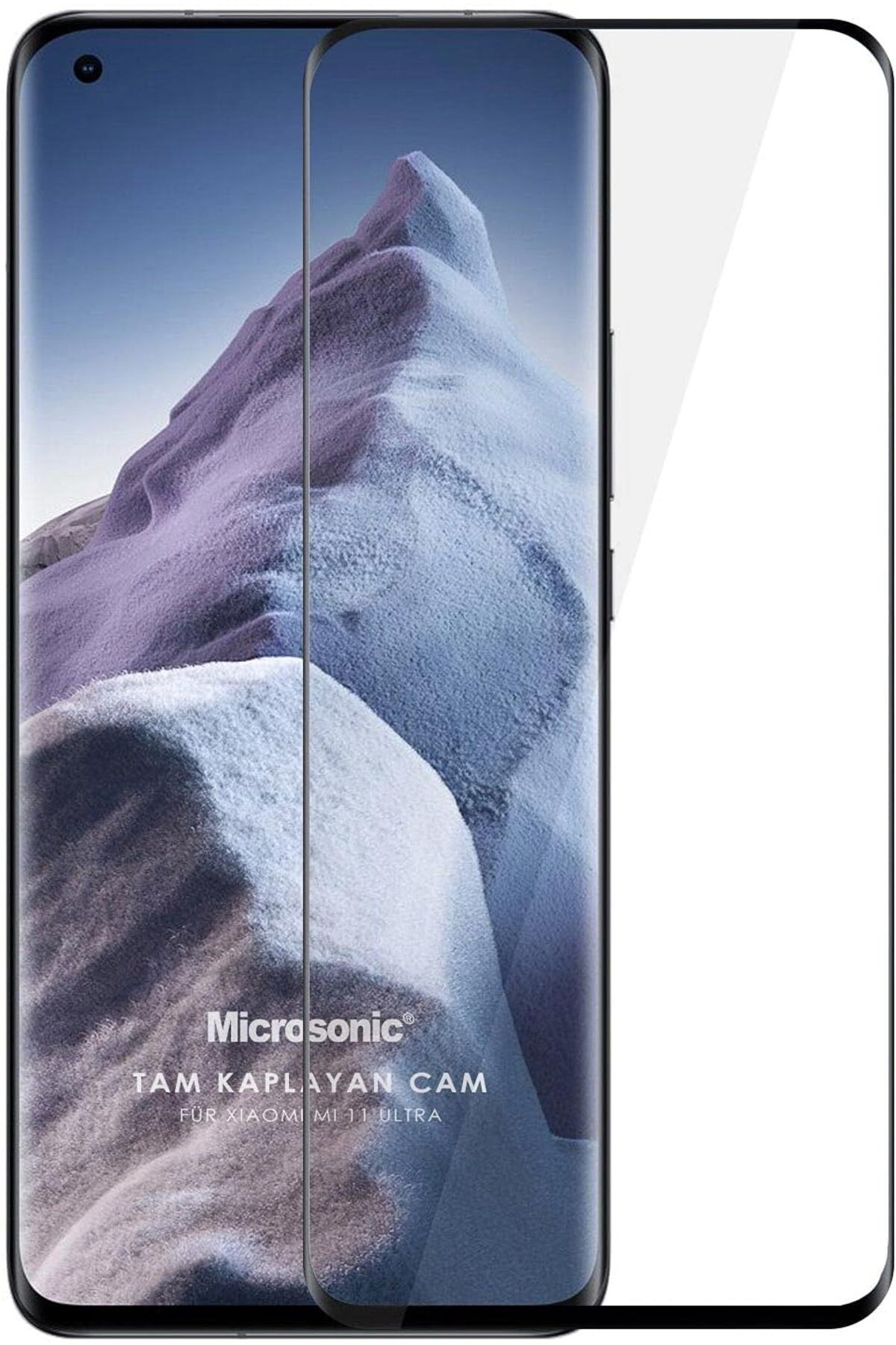 Mu Art Ahşap Mrt Xiaomi Mi 11 Ultra Tam Kaplayan Temperli Cam Ekran Koruyucu Siyah Art 871301