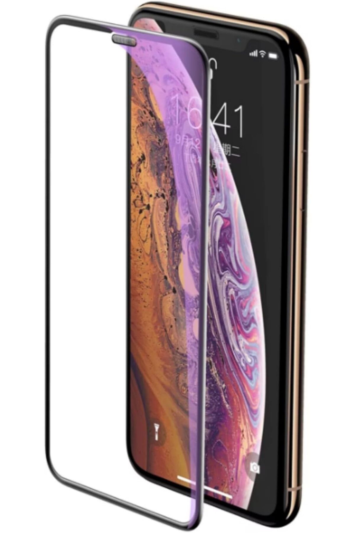 STOREMAX OZN ESD anti-statik temperli cam Tam Kaplayan Mazgallı Izgaralı iphone 14 PLUS İçin Ekran Koruyu