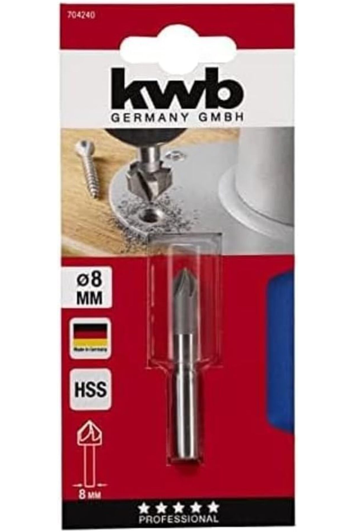 STOREMAX Sbl Metal Havşa Açma Ucu 8 mm SBLShp 1064356