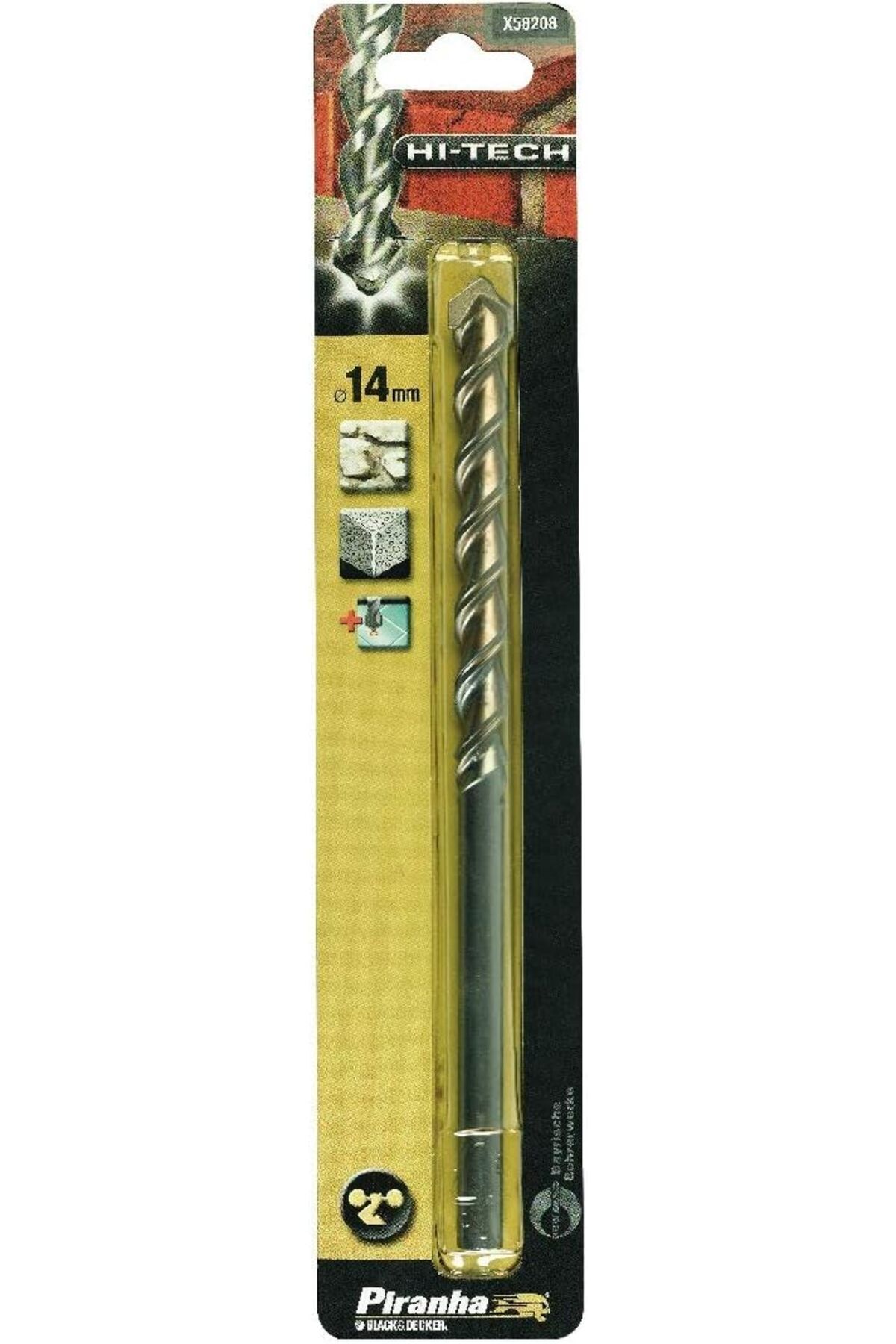 STOREMAX X58208 Beton Matkap Ucu, Metalik, 1 Adet, 14 mm ELZFRNTR 1127478
