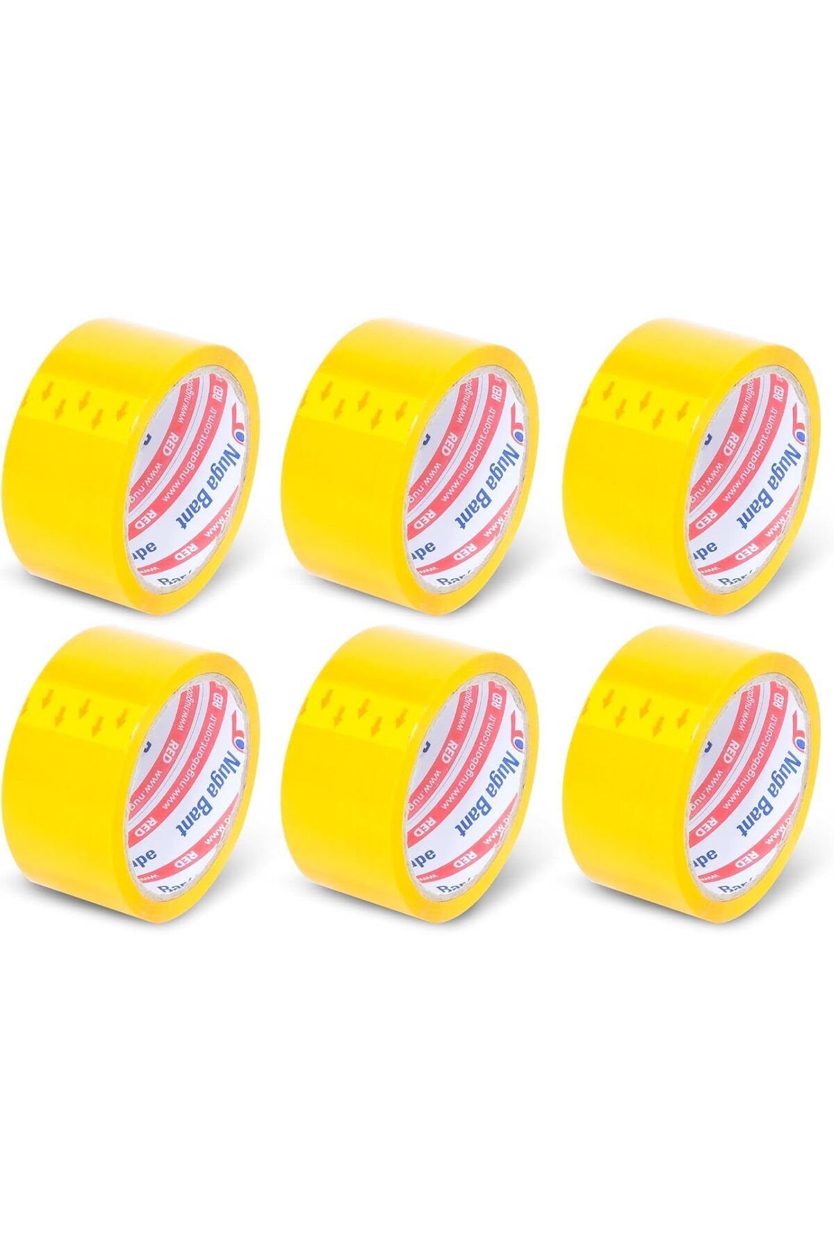 Mu Art Ahşap Mrt 45 MM X 40 MT SARI KOLİ BANDI 6 ADET Art 871301