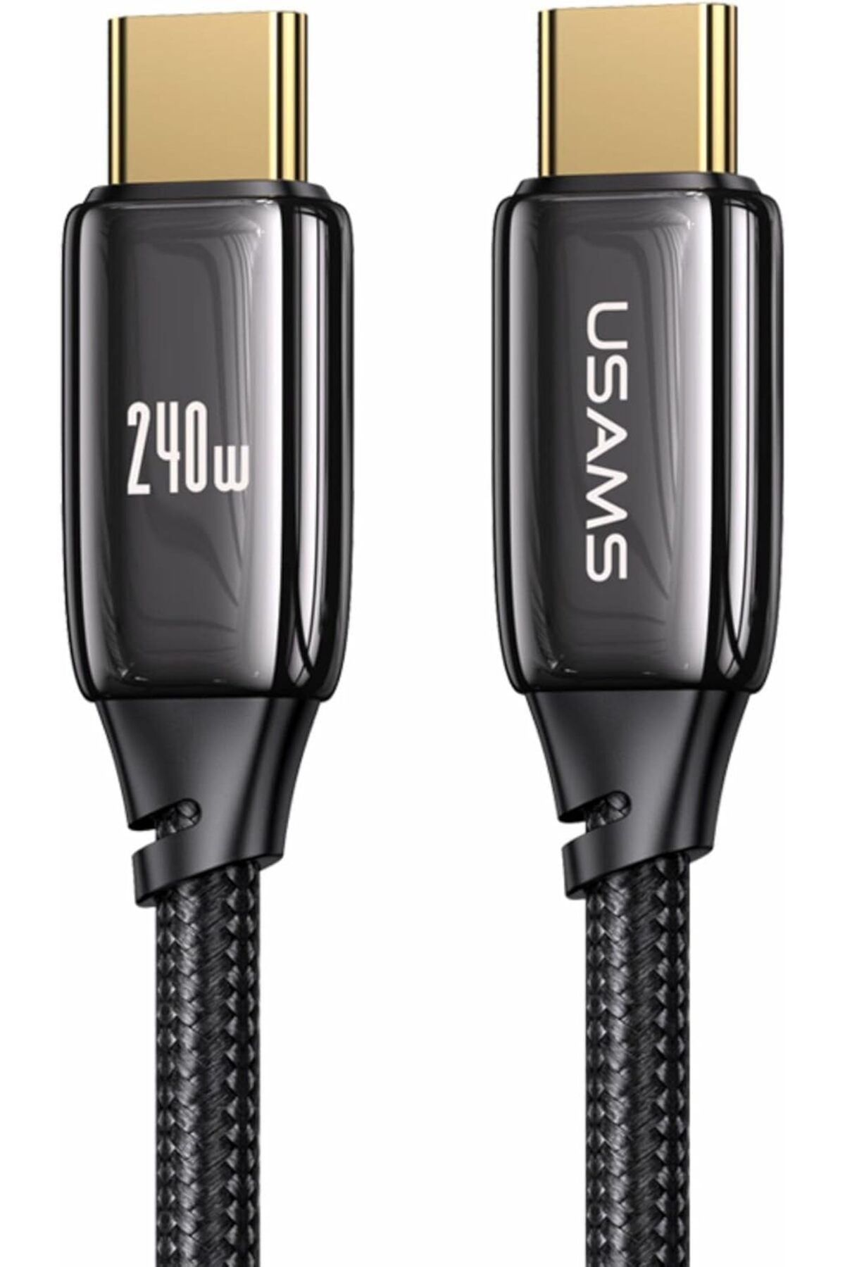 LUXE US-SJ581 PD3.1 Type-C To Type-C Çinko Alaşım 240W Hızlı Şarj ve Data Kablosu 2m LXSHP 1055529