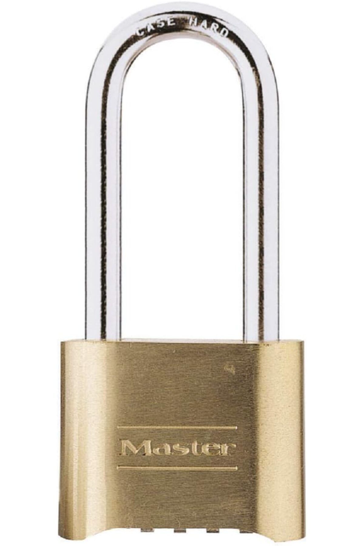Mu Art Ahşap Mrt Lock 175EURDLH Sertifikalı Şifreli Kilit, Katı Kasa ve Uzun Kilitli, Altın, 10,7 x 5,1 x 2,4