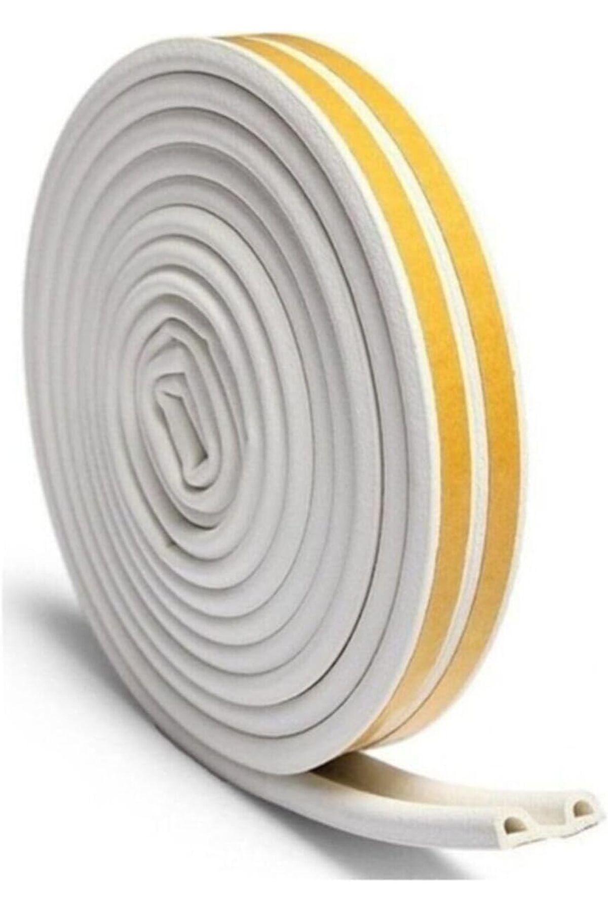 STOREMAX Ezg Kauçuk Kapı Ve Pencere Izolasyon Bandı/Fitili Çiftli 5X2 10 Metre Beyaz Fitil Ezsnshop 10657