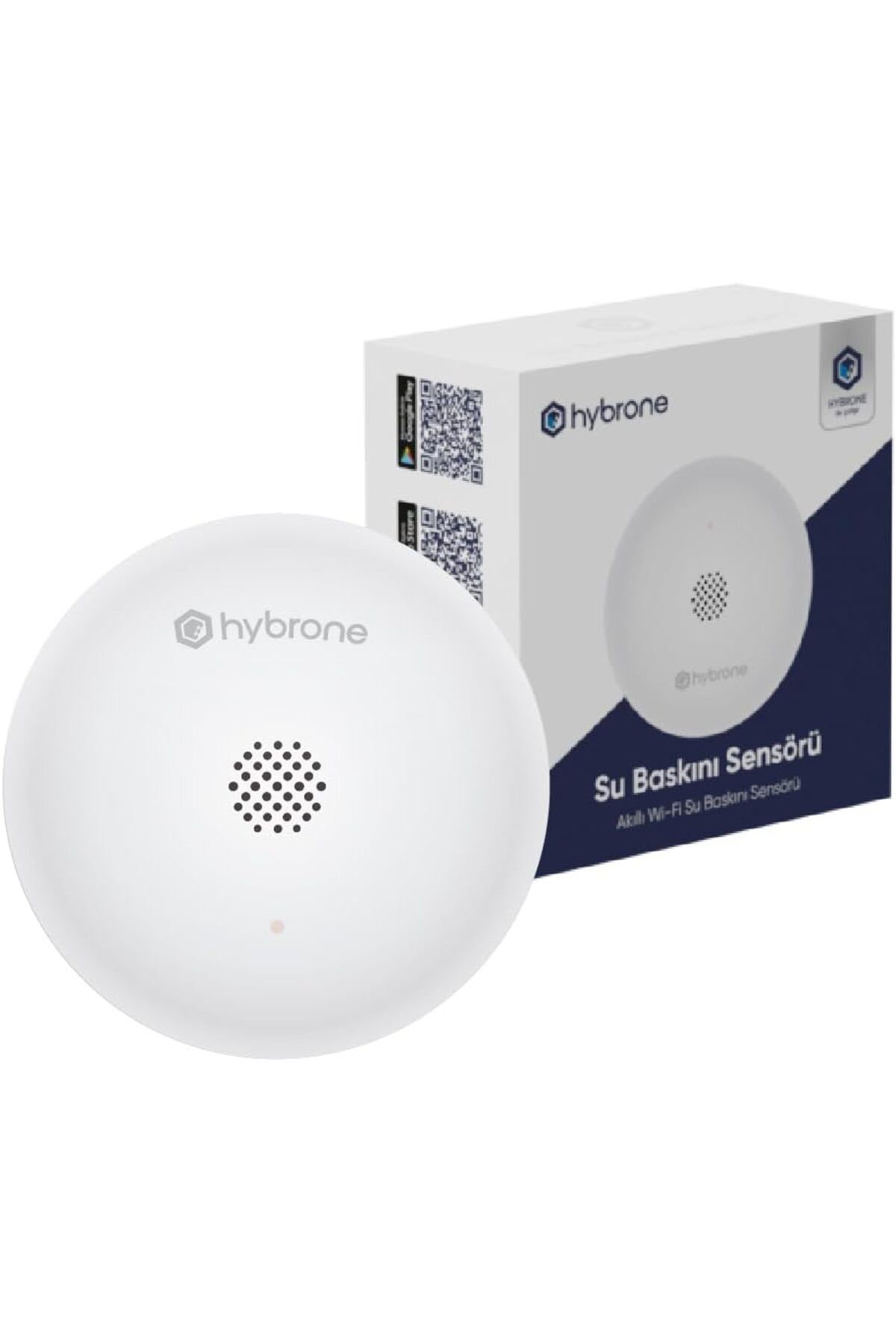 STOREMAX Akıllı Wi-Fi Su Baskın Sensörü, Yüksek Sesli Anında Uyarı, Uygulama ile Anında Bildirim Tr
