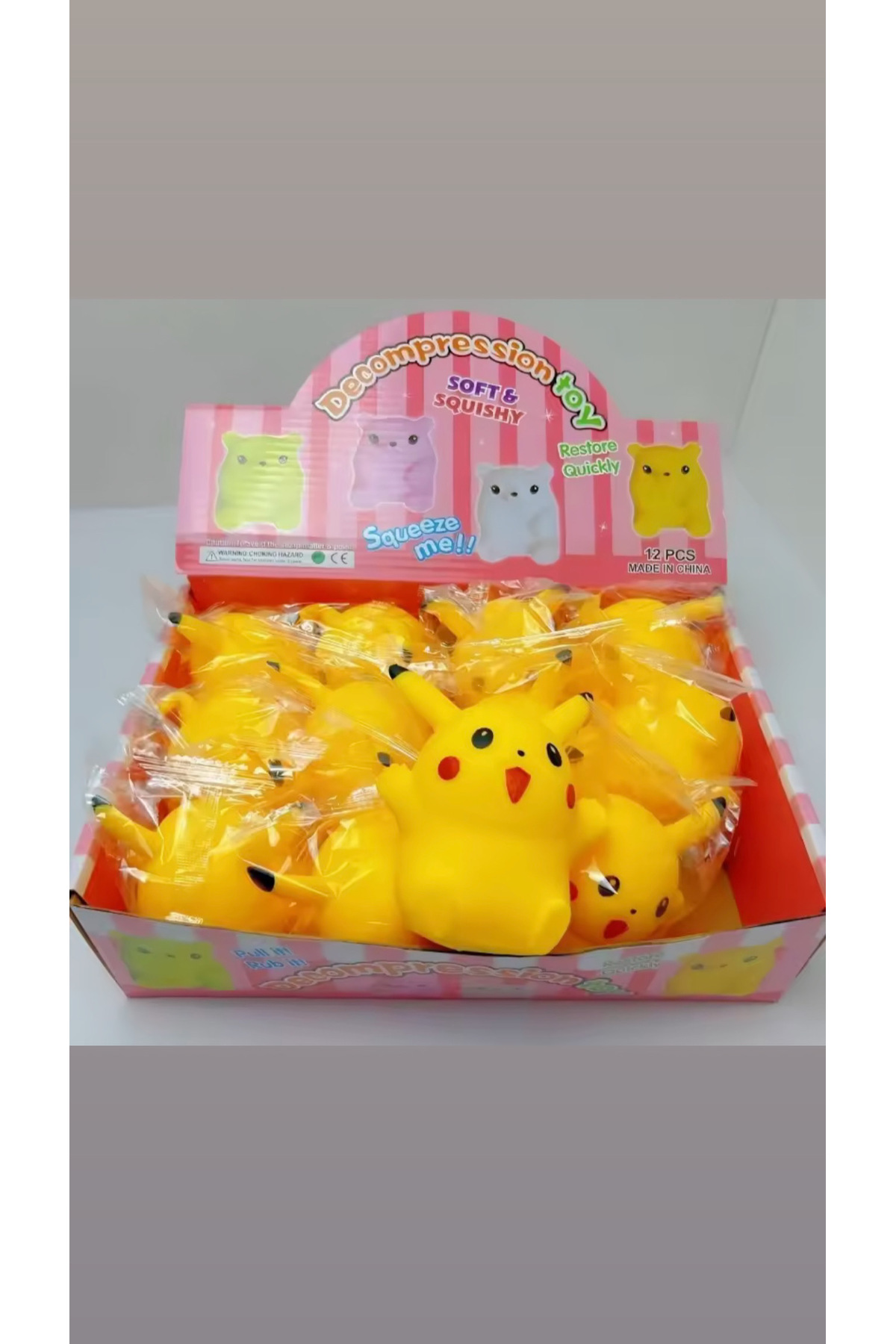 sukuşi Pikachu Squishy 10cm Yapışkan - Fiyatı, Yorumları