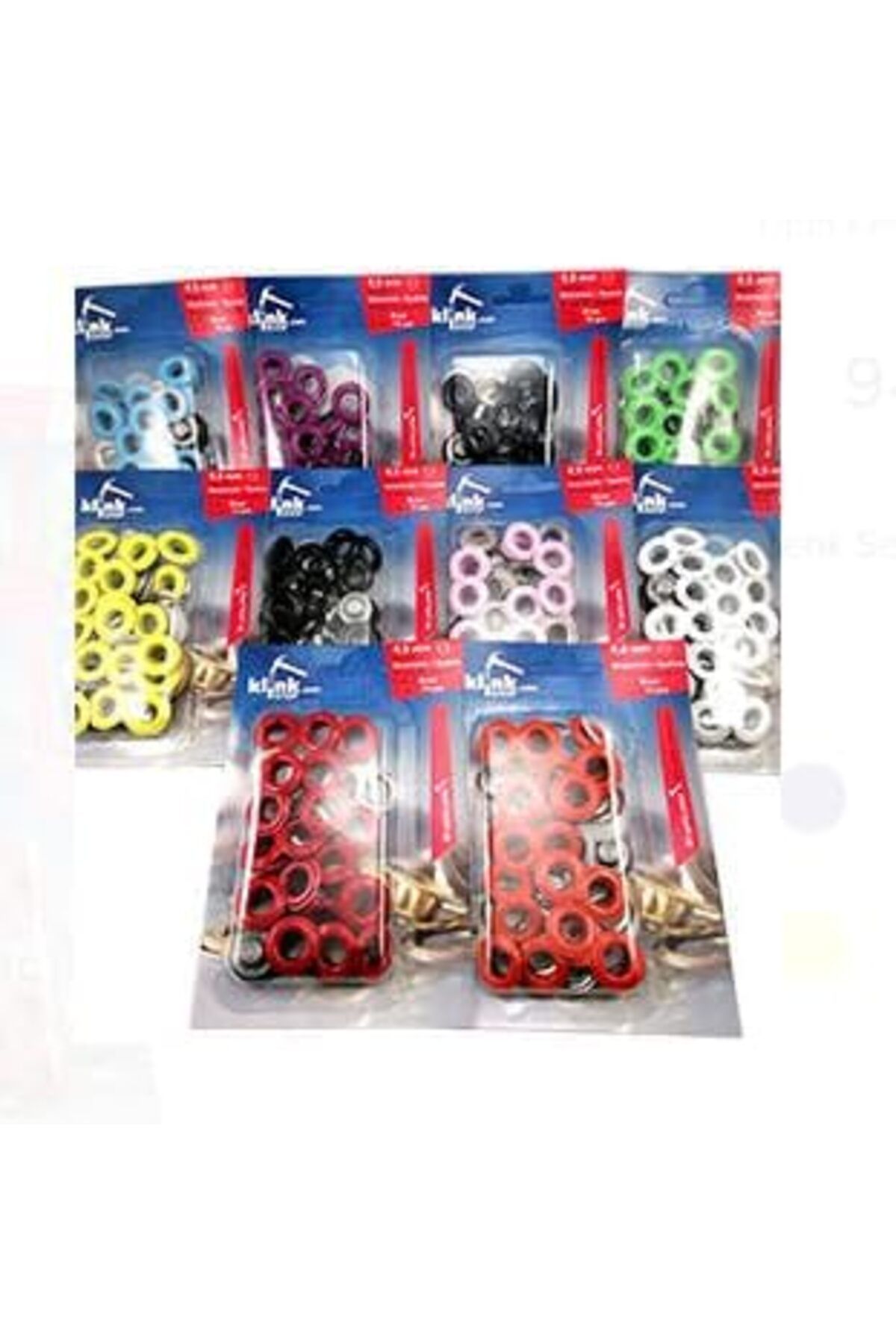 STOREMAX OZN No.24 (9,5mm) Kendin Yap Kiti, Örme ve Deri Çanta, Eşorfman Altı ve Kapüşonları için Çe