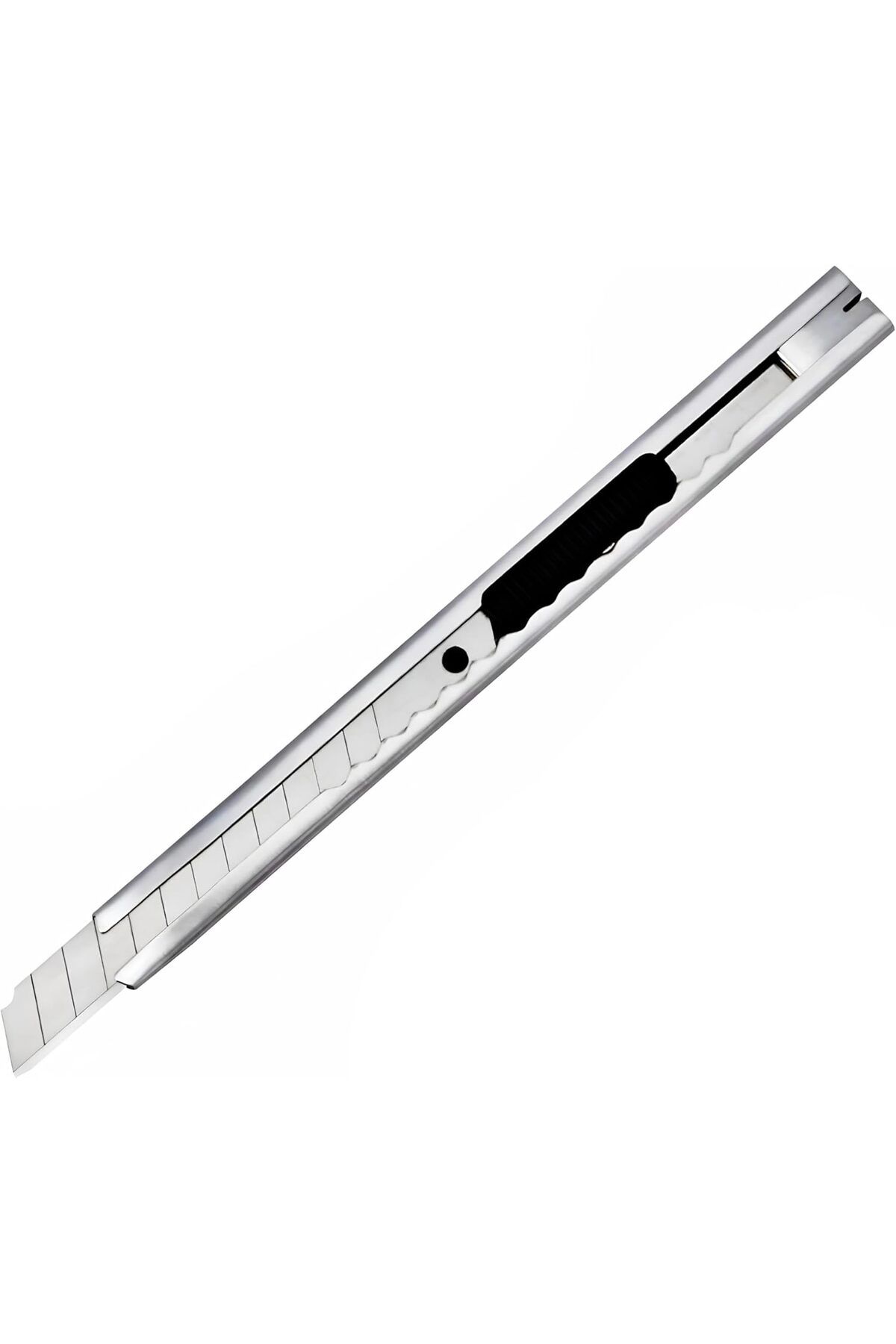 STOREMAX SRT Profesyonel Cep Tipi İnce Metal Maket Bıçağı Alüminyum Kasalı Otomatik Bıçak Kilit Sist