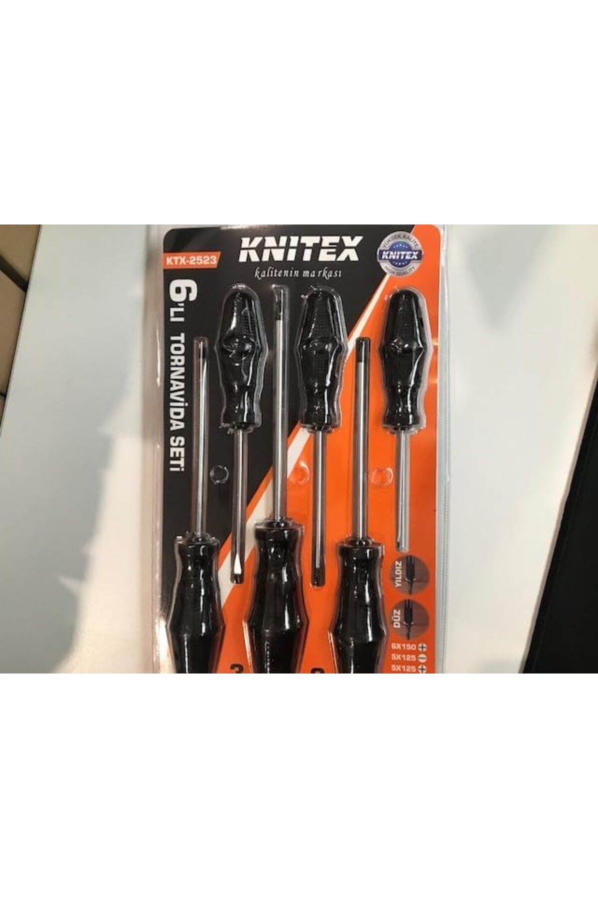 STOREMAX ELZ Ktx-2523 6LI Tornavida Seti 3 Düz 3 Yıldız FRNTR 1127478