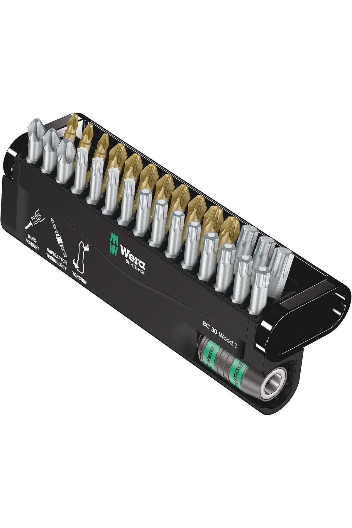 STOREMAX 05057433001 Ürün Çeşitleri, bit-Check Wood 1, 30 Parça, Adet ELZFRNTR 1127478