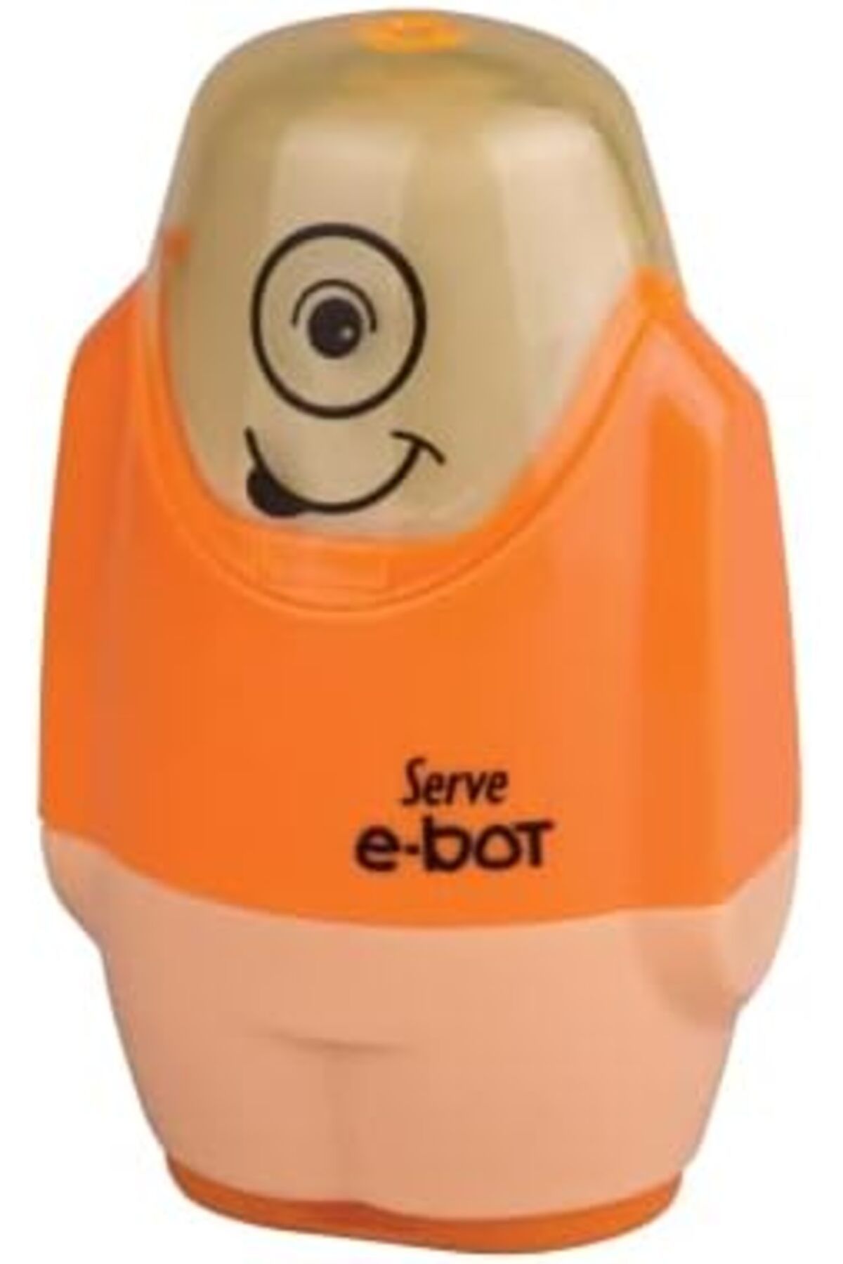 Serero-E-Bot Pencil Sharpener with Eraser Highlighter Orange Set of 4 2