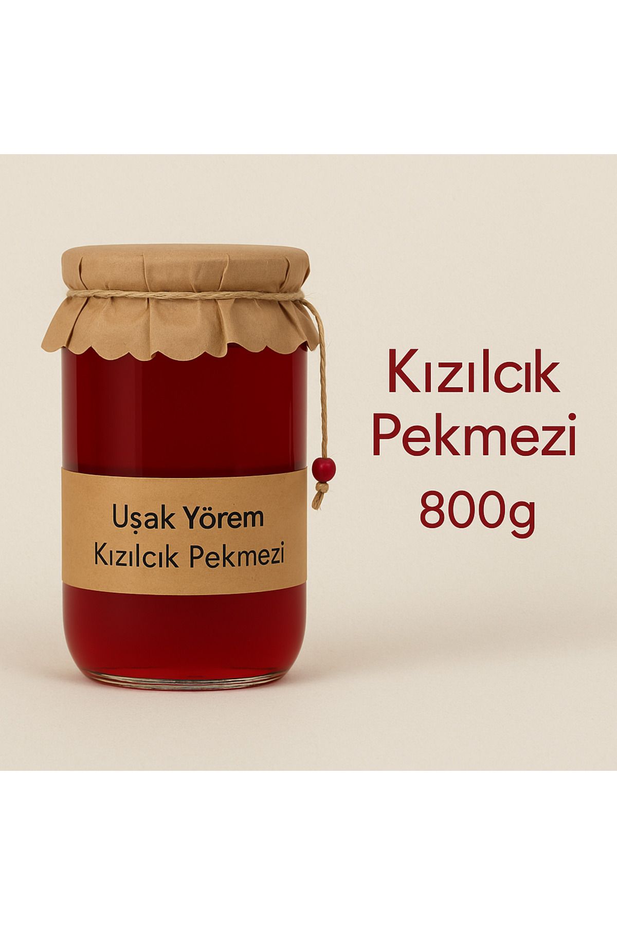 Uşak Yörem Şarküteri Uşak Yörem Kızılcık Pekmezi 800 gr