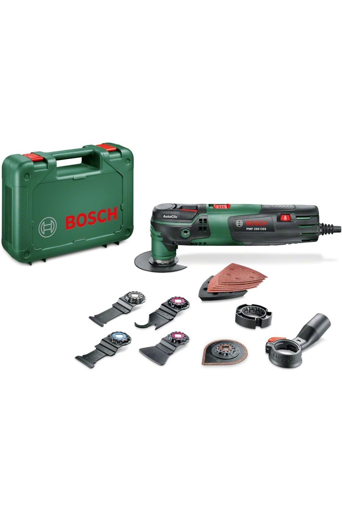 STOREMAX OZN Home And Garden Cok Fonksiyonlu Alet Pmf 250 Ces (250 Watt, 8 Parça Aksesuar ve 5 Parça Zımpa
