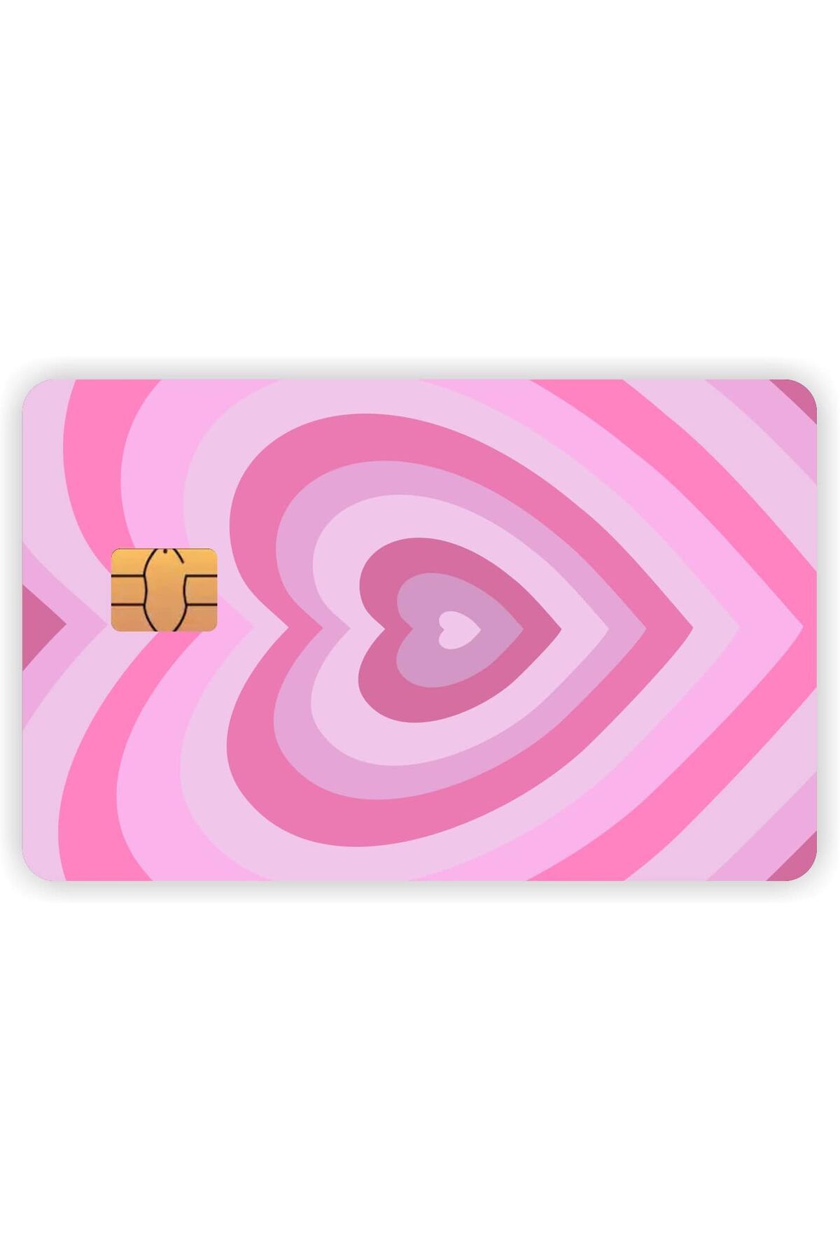 STOREMAX OZN Aksesuar Pembe Kalpli Kart Kaplama Sticker Kart Etiketi OZNstre 1094633