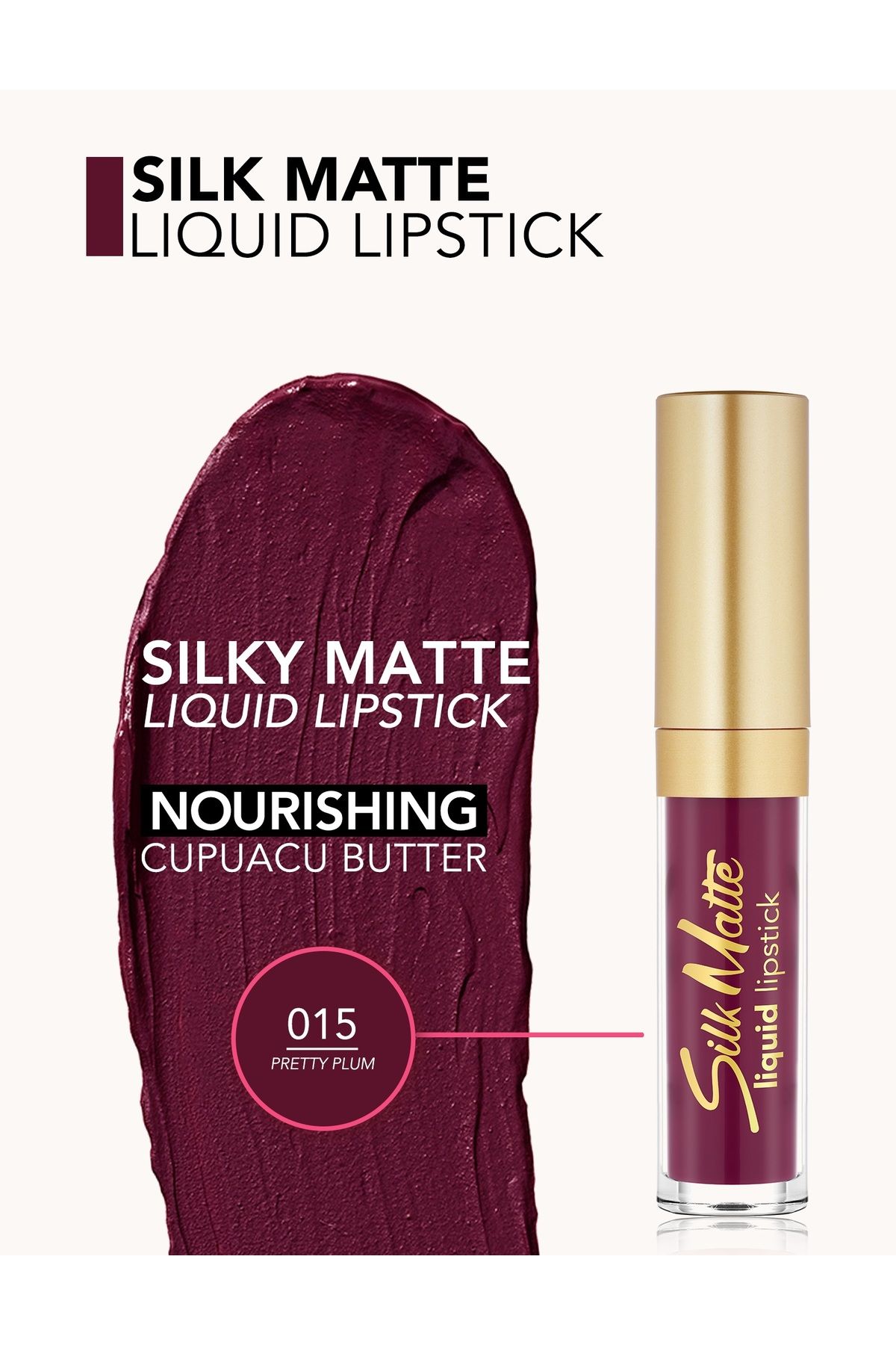 Flormar-SILK MATTE LLS-15 PRETTY PLUM 5