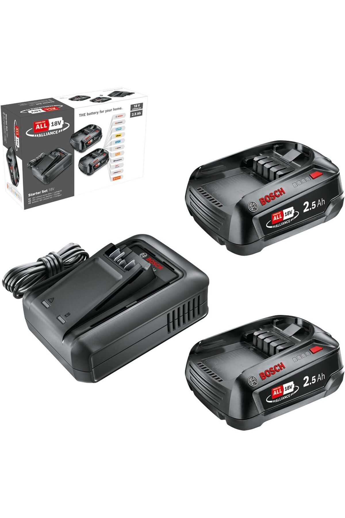 STOREMAX ELZ Başlangıç Seti 18V (2x2.5 Ah + AL 18V-44) FRNTR 1127478