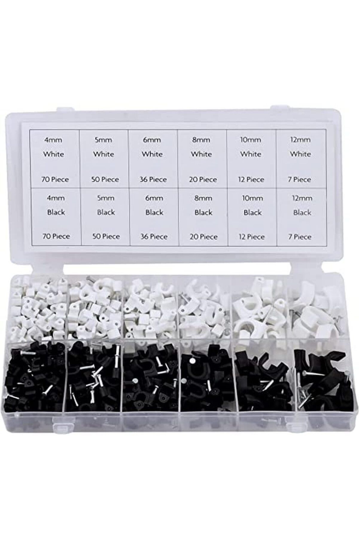 STOREMAX Ezg 61290 390 pc Cable Clip Assortment Ezsnshop 1065757