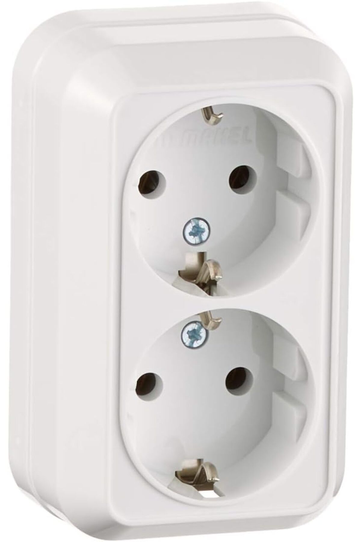 STOREMAX Ezg 45182 Sıva Üstü İkili Topraklı Priz, Beyaz Ezsnshop 1065757