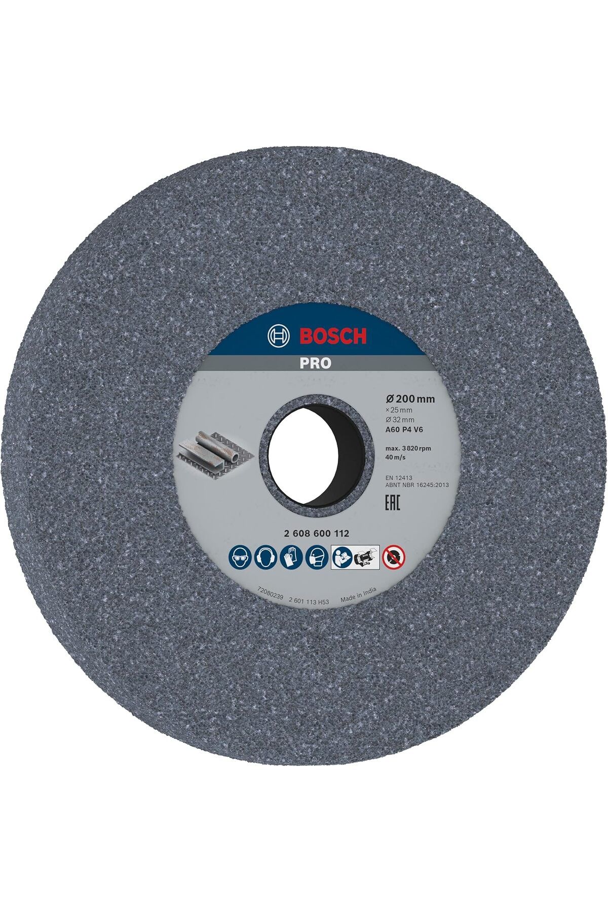 STOREMAX Sbl 2608600112 aksesuarı zımpara diski için bileme makinesi 200 mm, 32 mm, 60 SBLShp 1064356