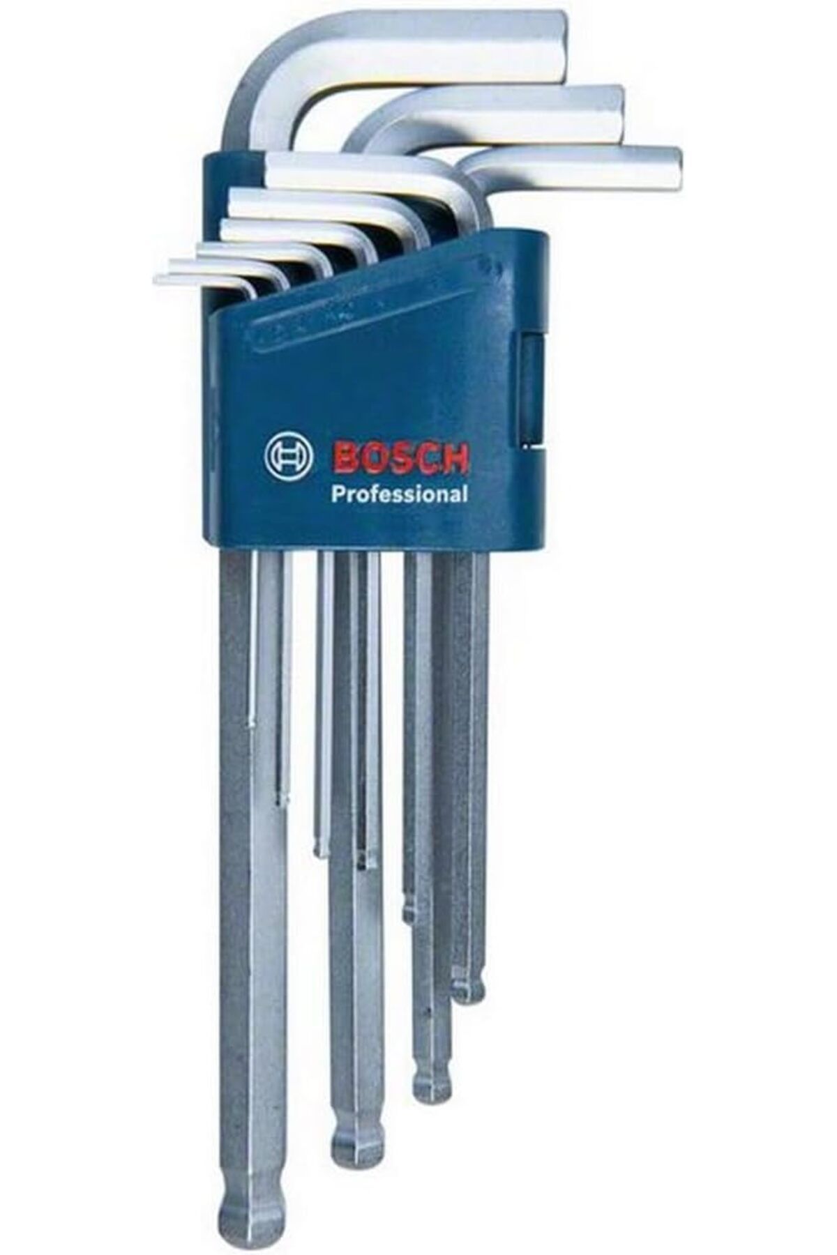 STOREMAX ELZ Professional alyan anahtar seti 1600A01TH5, HEX 9 parça açılı anahtar, 1.5-10.0 mm, mavi FRN