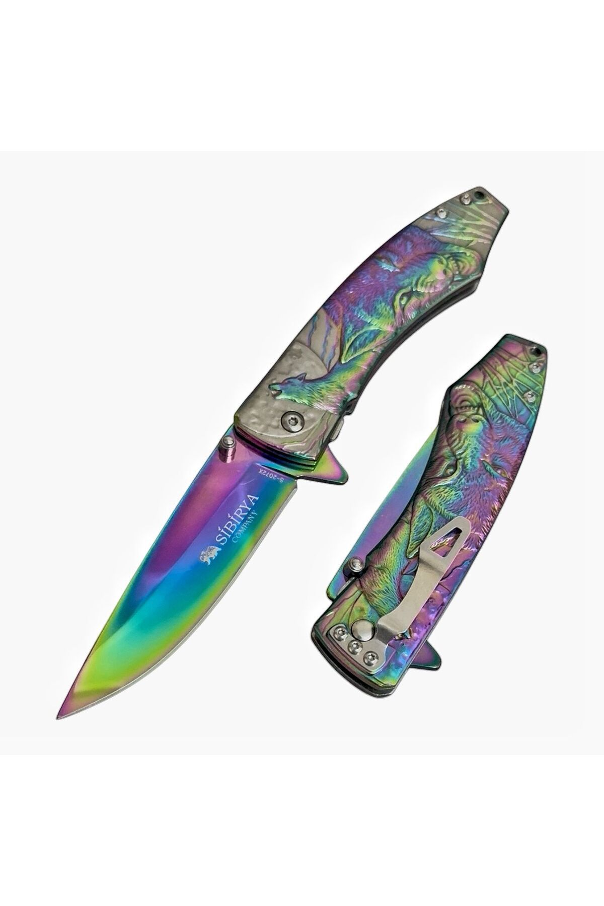 WeKnife Colombia Model Kurt Kabartmalı Paslanmaz Çakı