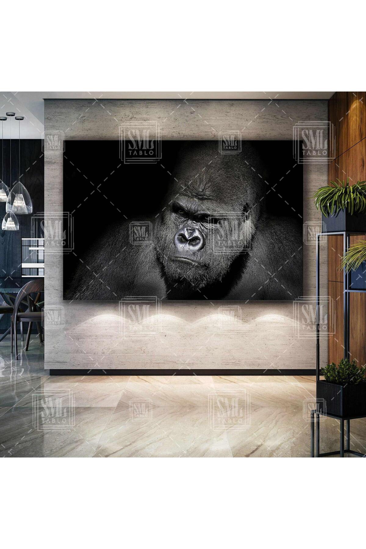 Giant King Gorilla Wild Animal King Kong Decor Horizontal Canvas Painting