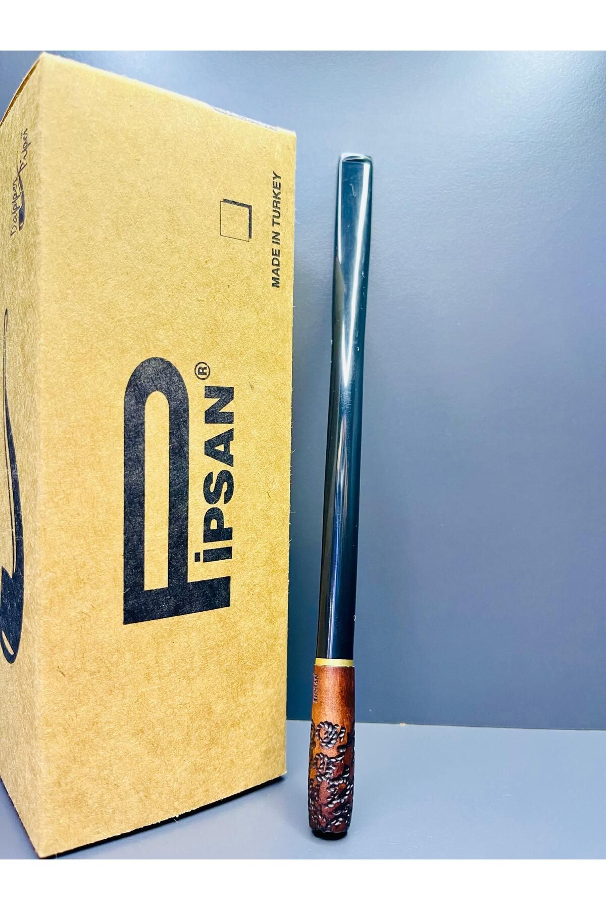 Pipsan Hakiki Gül Ağacı Uzun Model 7 mm(Slender) Sigara Ağızlığı