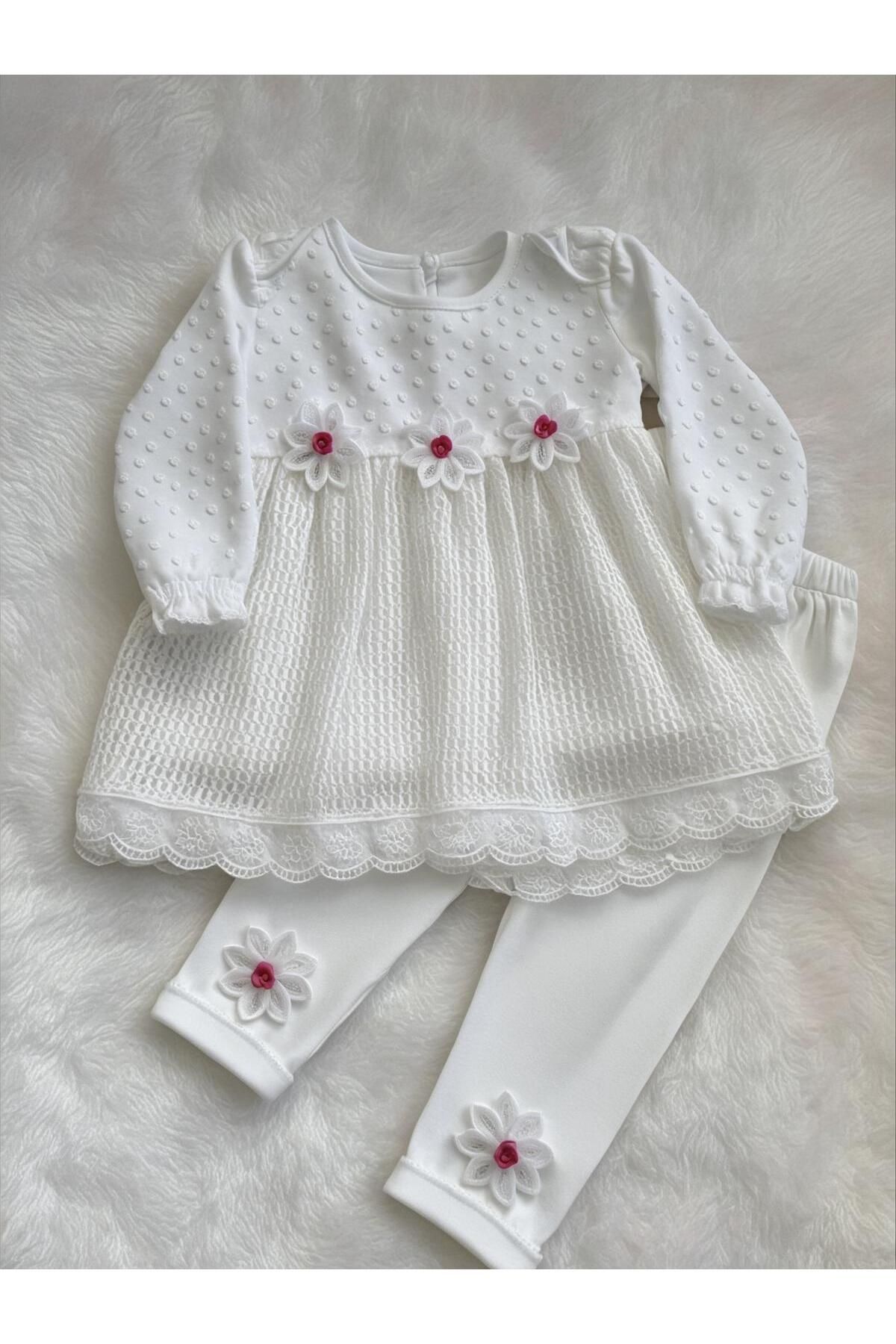 Kız Bebek Fistolu Takım Özel Gün , Bayramlık Elbise