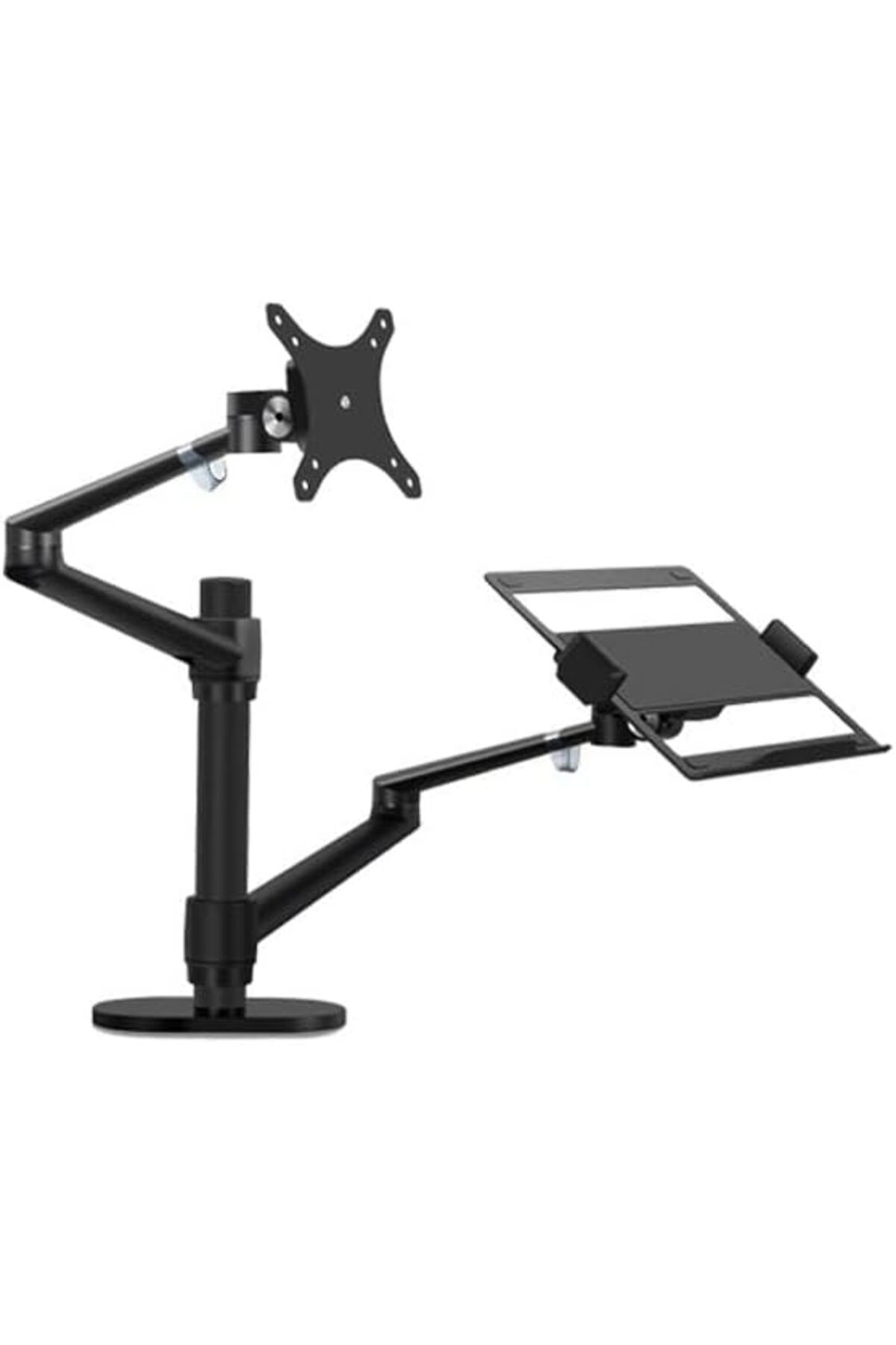 STOREMAX Rom STD7090B 10"-27" Notebook Stand ve Amortisörsüz Vesa Monitör Tutucu Kol Siyah Romshp 1067323