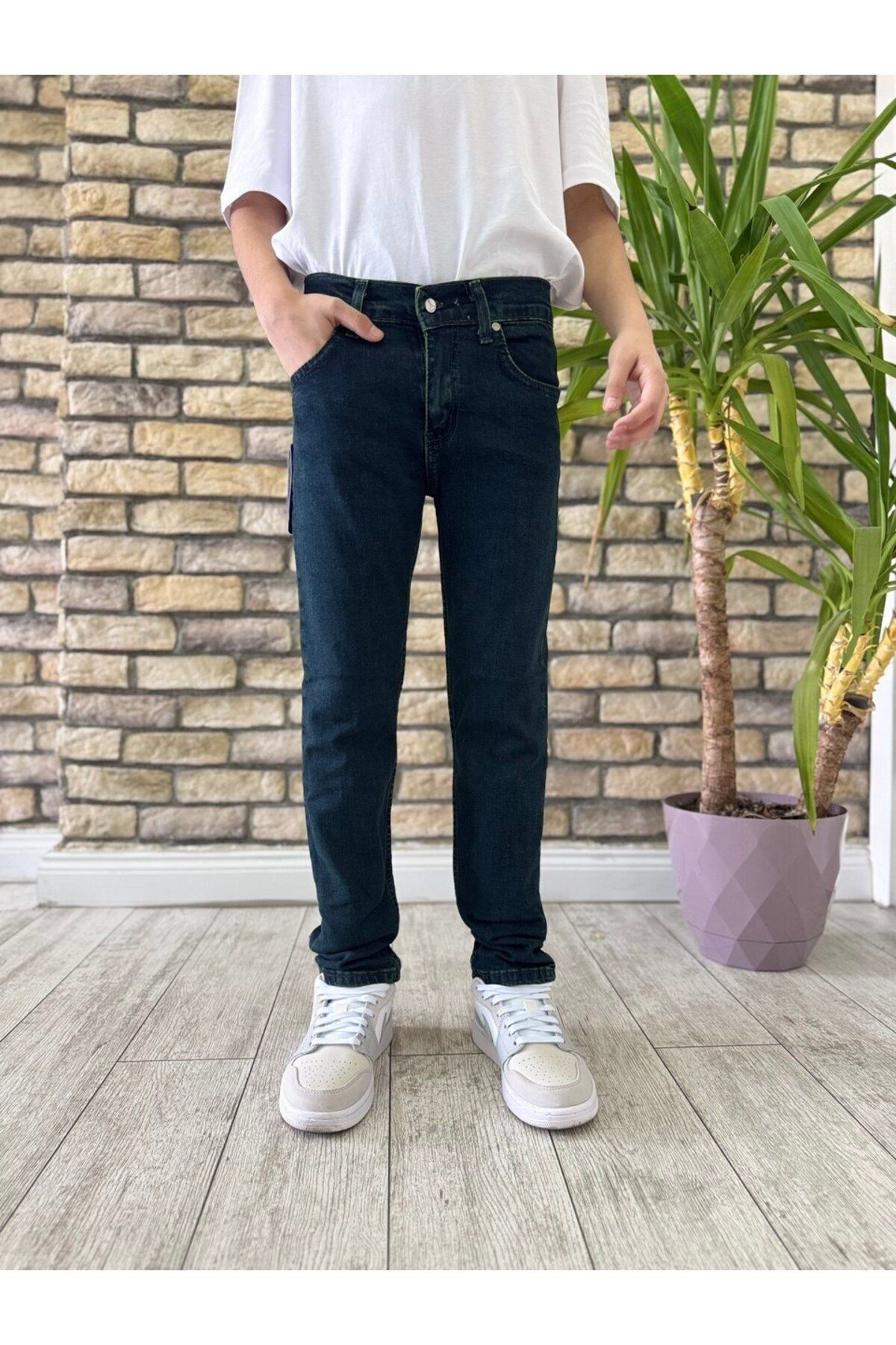 Erkek Çocuk Garson Denim Kot Pantolon