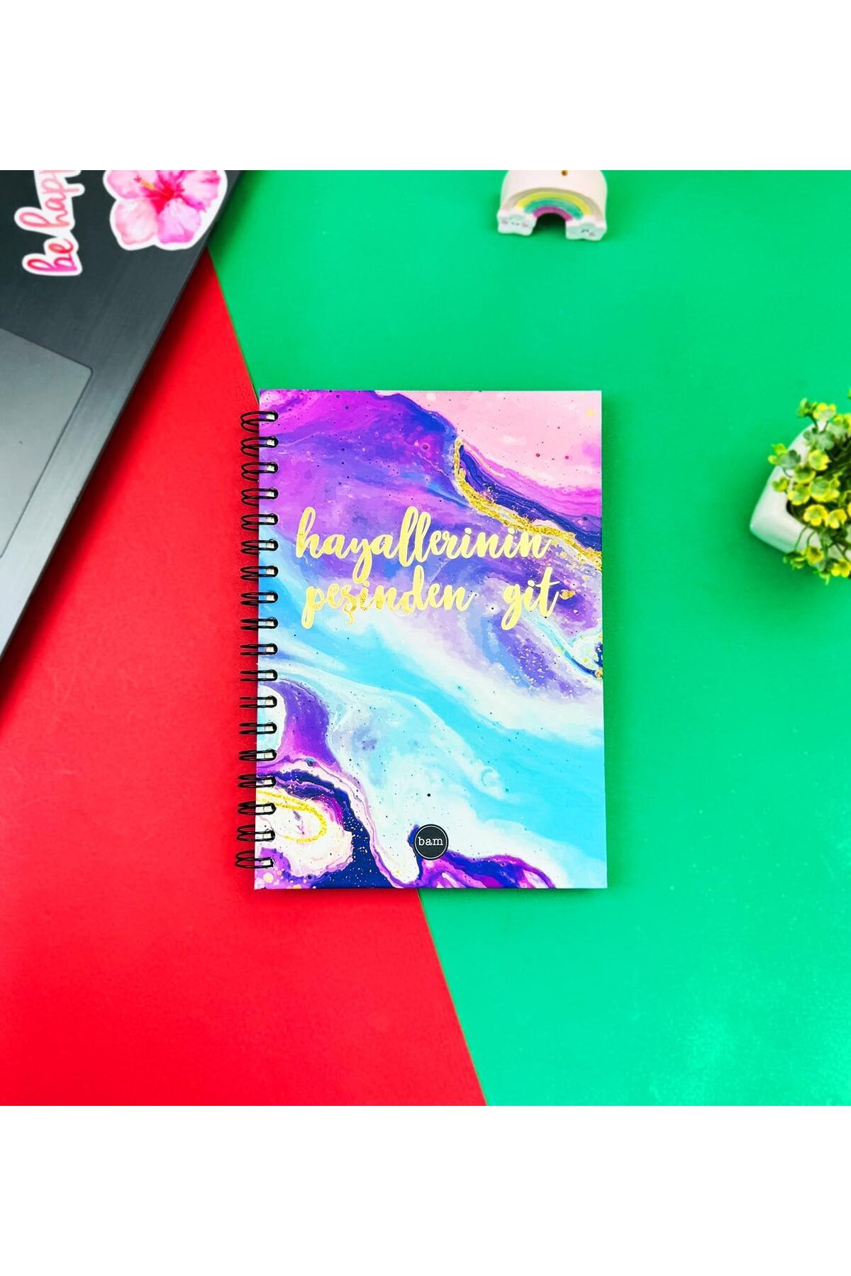 STOREMAX ELZ Peşinden Git Tasarımlı Spiralli Defter FRNTR 1127478