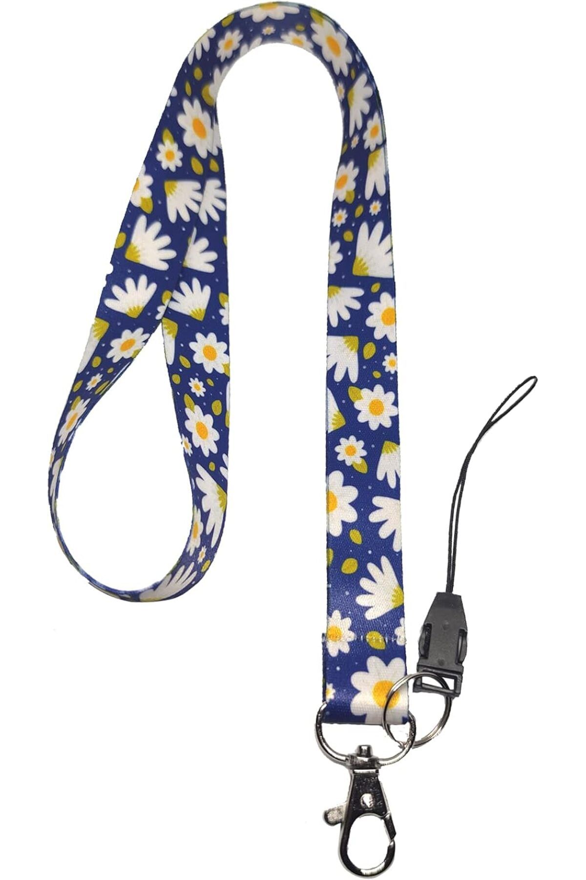LUXE Papatya Desenli Boyun ipi Telefon Askısı Lanyard LXSHP 1055529