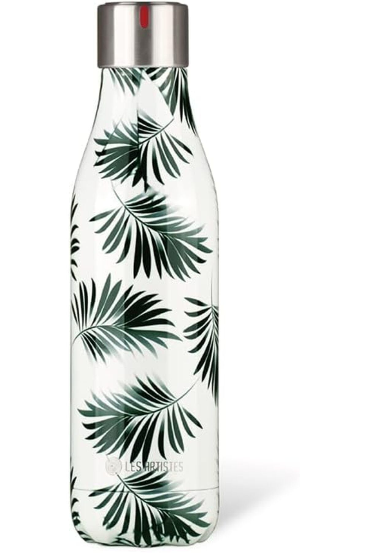 STOREMAX ELZ Artistes Paris A-6522 Bottle Up içecek şişesi, paslanmaz çelik, 500 mililitre, Blanc ET VERT