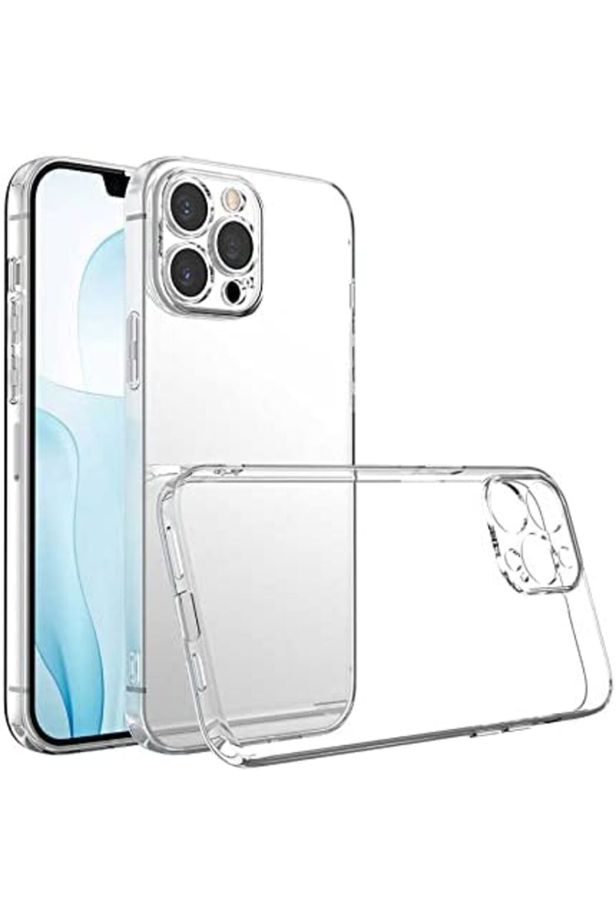 STOREMAX Sbl iPhone 14 Pro Max Kılıf Şeffaf Kamera Korumalı Silikon SBLShp 1064356