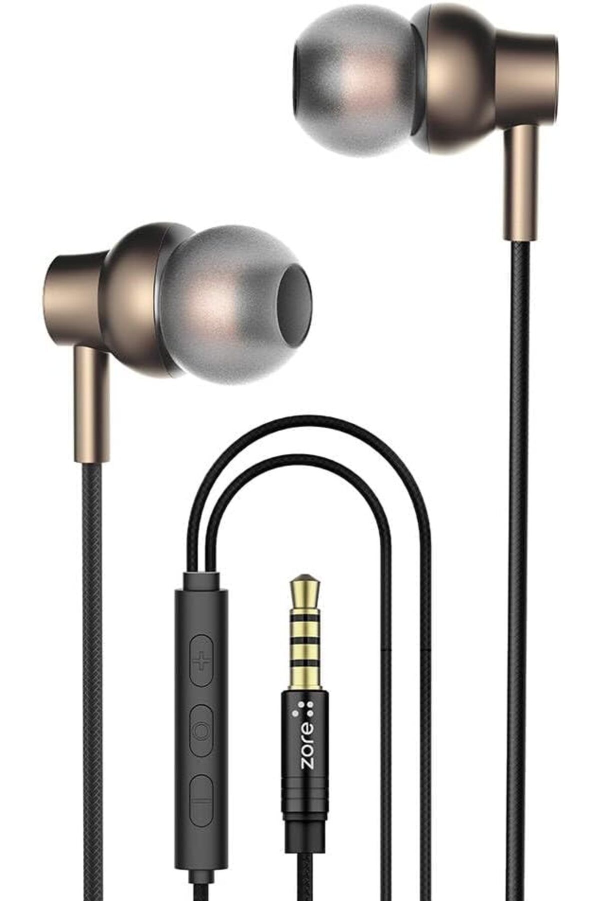 STOREMAX OZN ER-10 SQ Surround 3D Hi-Res Magnetik Özellikli 3.5mm Kablolu Kulak İçi Kulaklık Siyah OZNstr