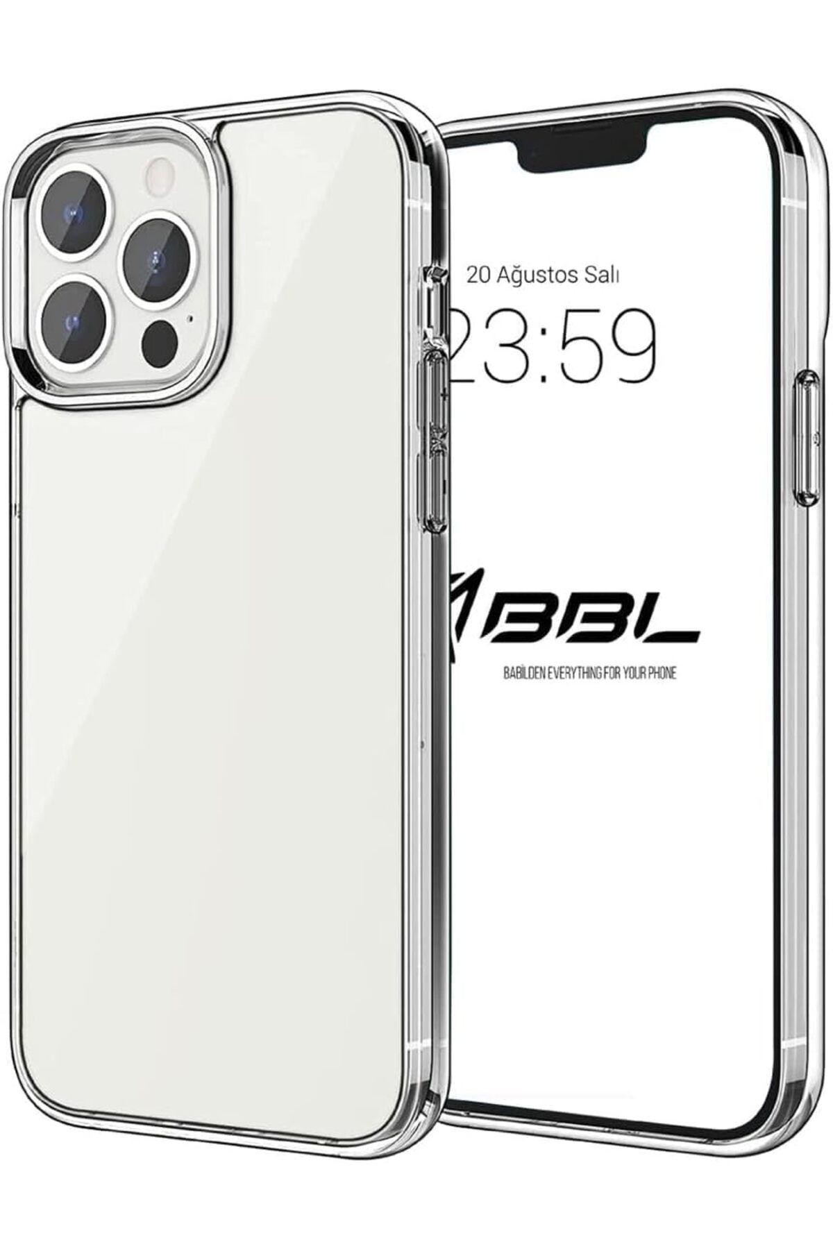 LUXE iPhone Şeffaf Sert Kristal Mika Sararmaz Kılıf (iPhone 14 Pro) LXSHP 1055529