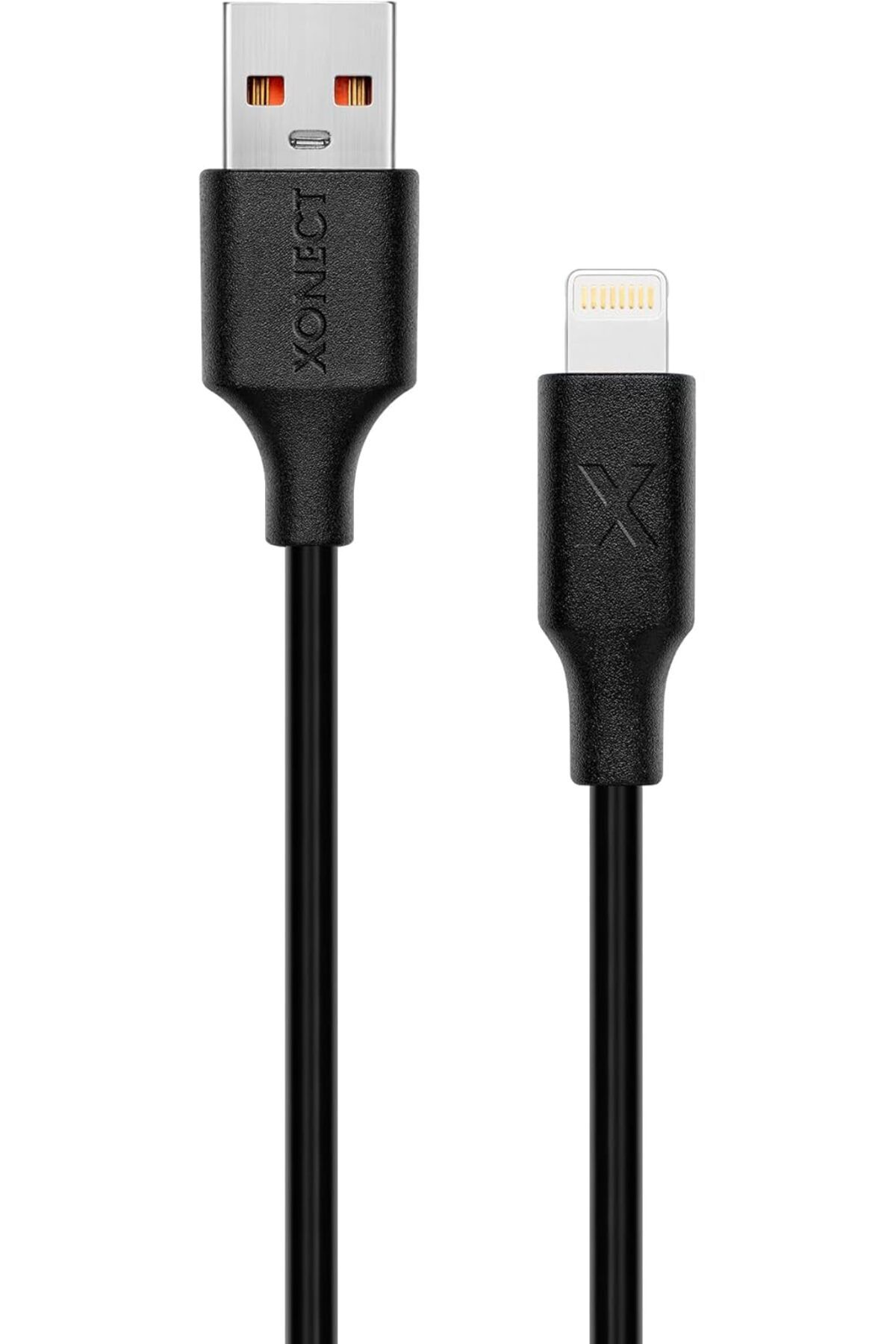 STOREMAX ELZ USB to Lightning uyumlu iPhone Modelleri için Hızlı Şarj ve Data Kablosu 100 cm (Siyah) FRNT