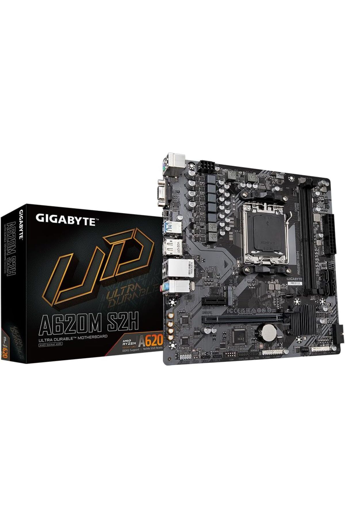 Mu Art Ahşap Mrt A620M S2H Anakart AMD A620 Soket AM5 Micro ATX Art 871301