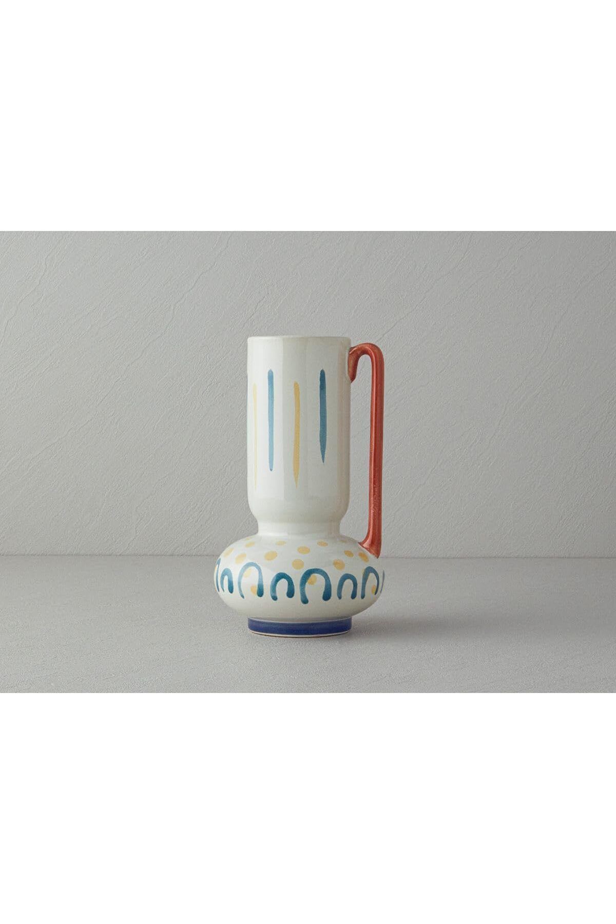 LUXE Home Adelia Stoneware Vazo Multicolor LXSHP 1055529
