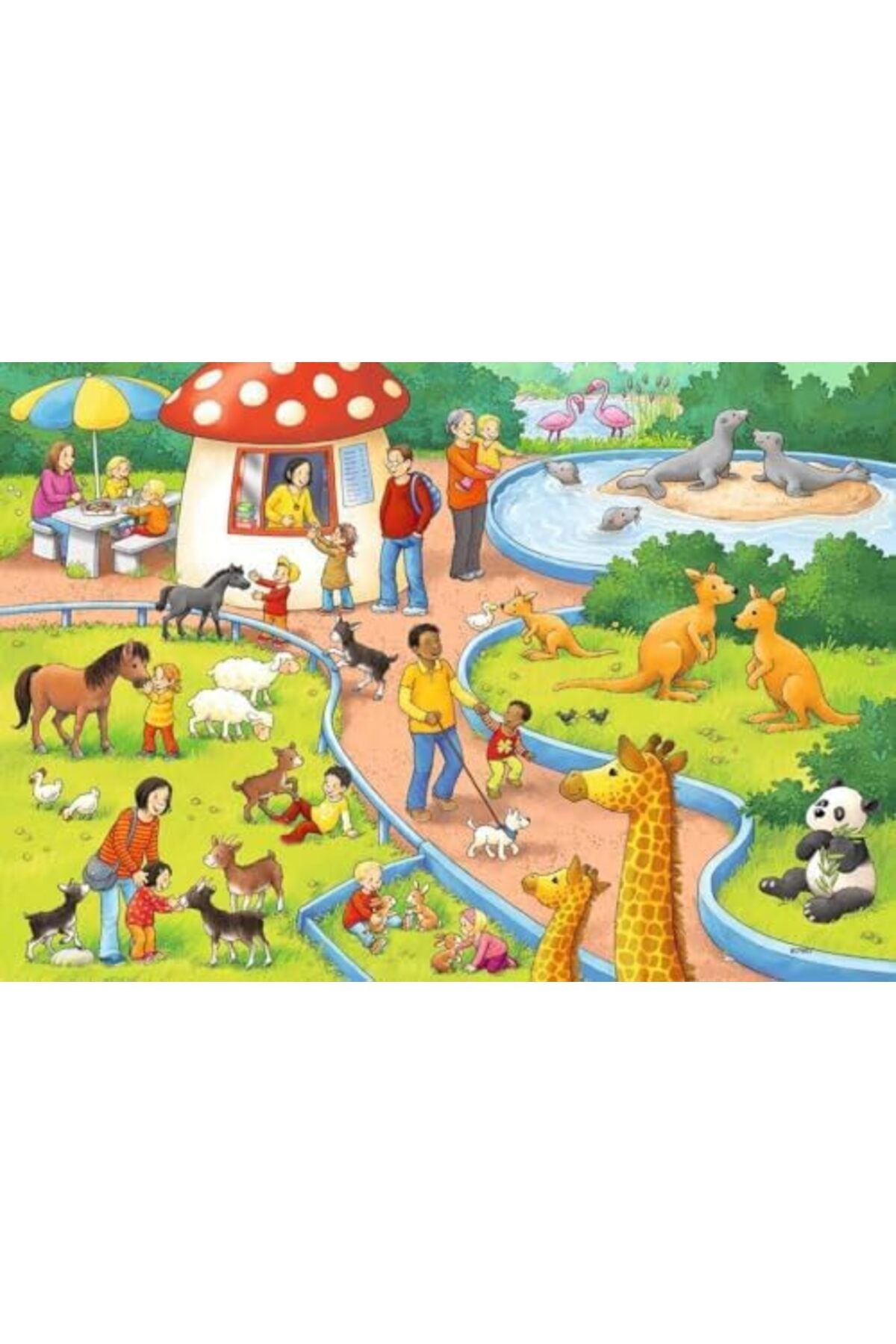 Mu Art Ahşap-Mrt Puzzle 07813 Zoo Art 871301 2