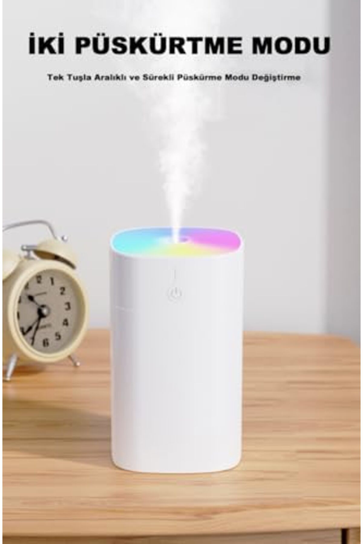 STOREMAX 400 ml Ultrasonik Hava Nemlendirici Ortam Nemlendirici Işıklı Hava Nemlendirici Buharlı Nemlend