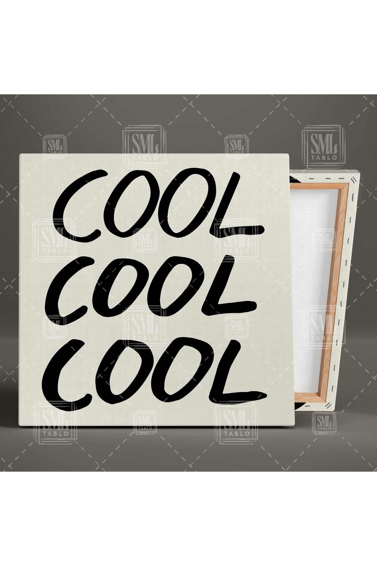 SML TABLO-Cool Text Tipografic Pătrat Canvas Print 2