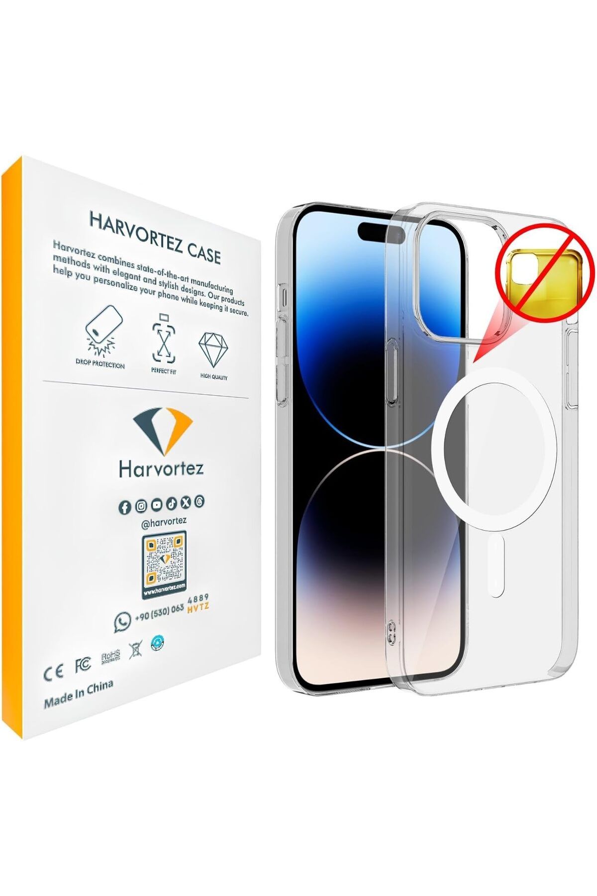 STOREMAX iPhone 12/12 Pro, MagSafe ile Uyumlu İnce Manyetik Kılıf, Sert PC Sararmaz Çevre Dostu Kapak, L